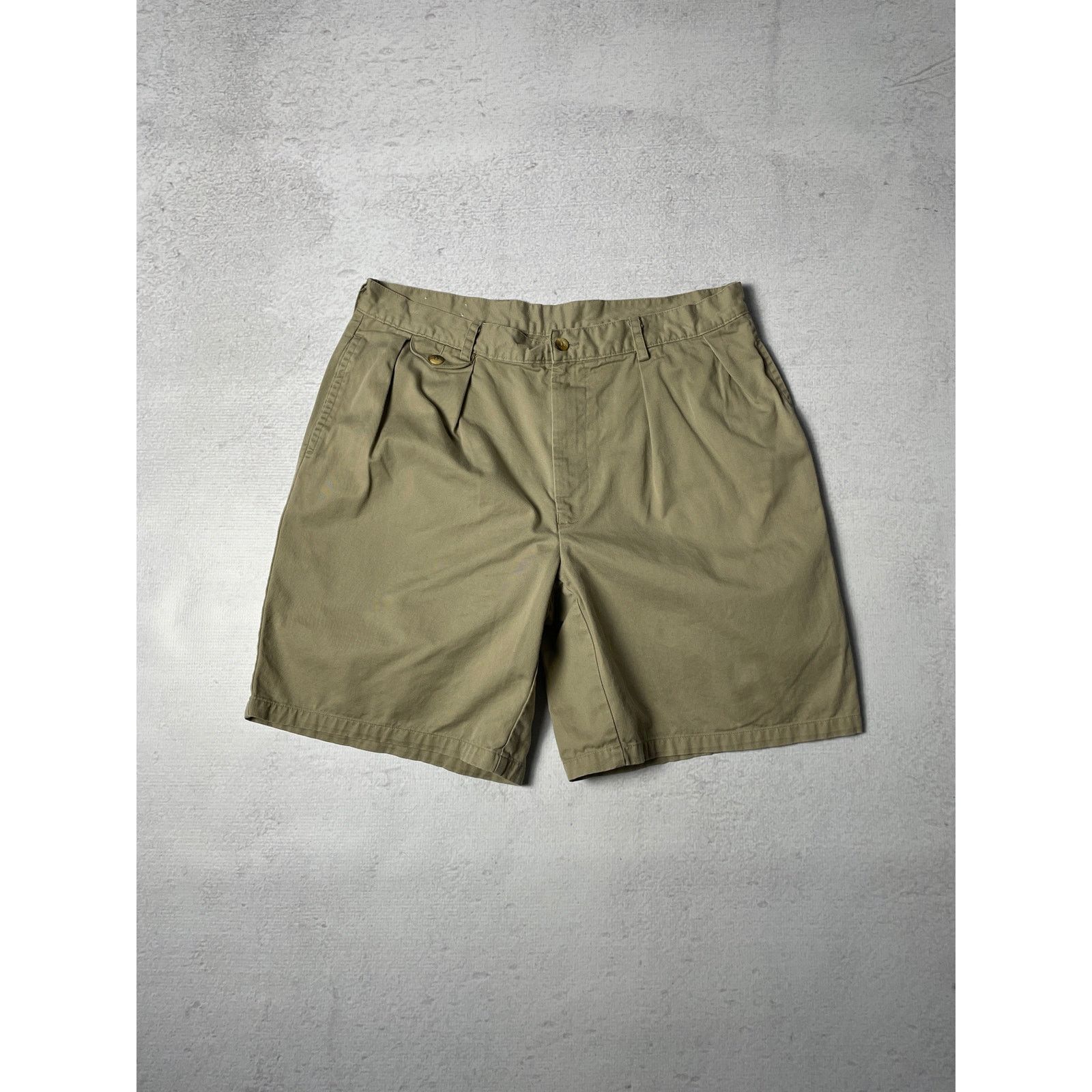 Nautica Vintage Nautica Brown Preowned Chino Shorts - Men's 36W Size US 36 / EU 52 - 1 Thumbnail