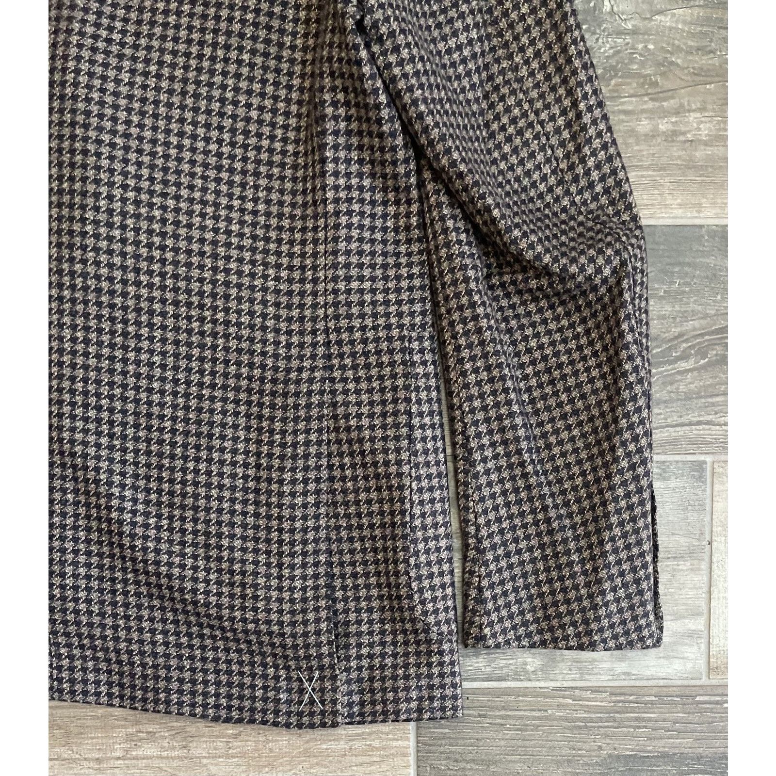 Ermenegildo Zegna $4,995 NWT ZEGNA Brown Checks Cashmere Sport Coat 48(38)R Size 38R - 12 Thumbnail
