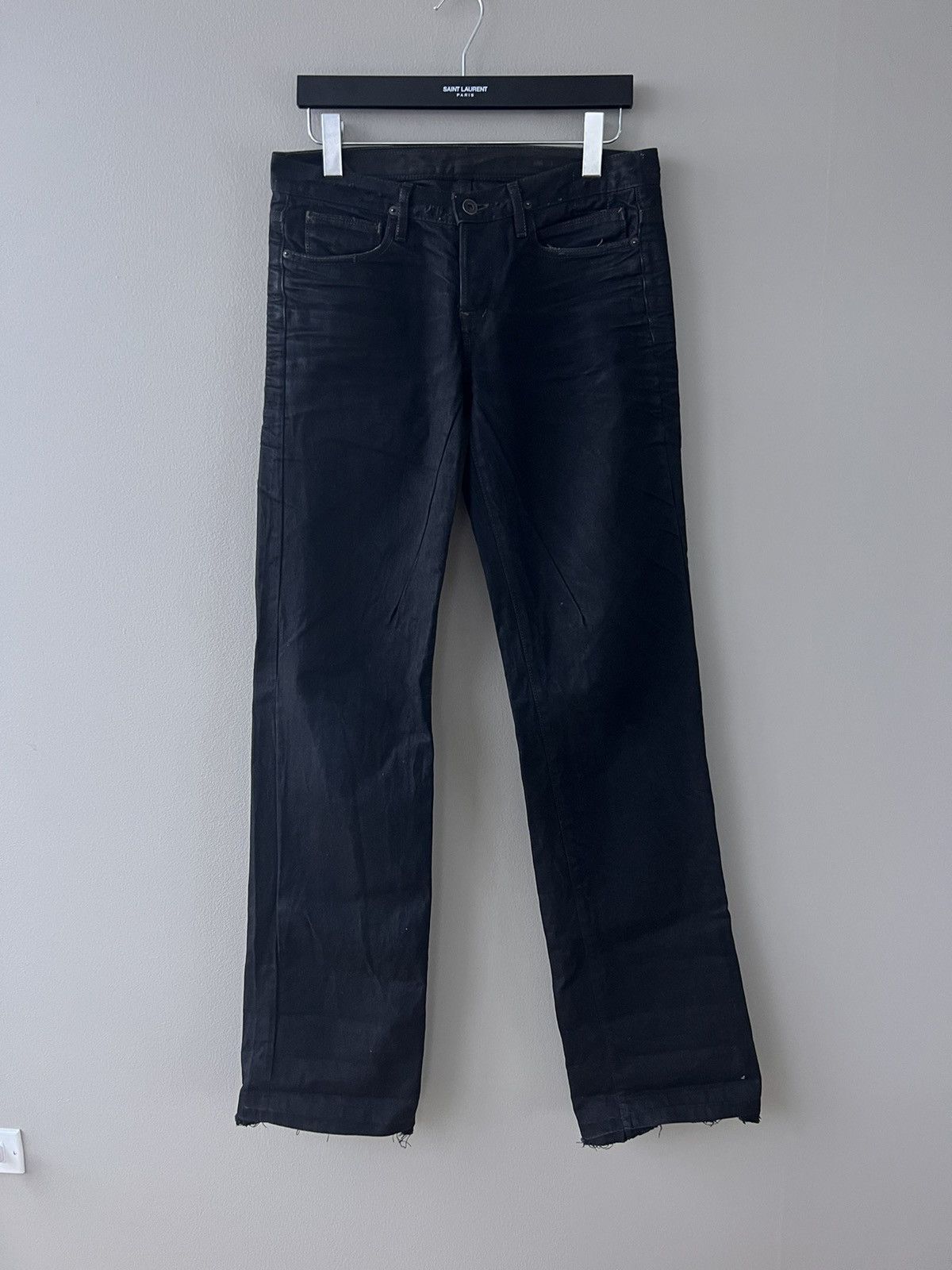 image of Rick Owens x Rick Owens Drkshdw Archive Wide Flared Jeans in Black, Men's (Size 31)