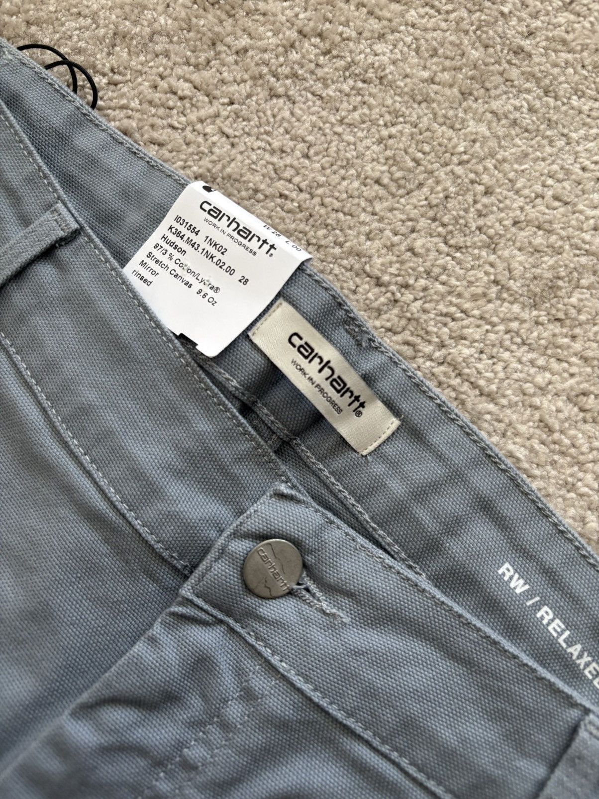Carhartt Wip Carhartt WIP W’ Pierce Pant Straight – Mirror Rinsed / 28 Size 28" / US 6 / IT 42 - 6 Thumbnail