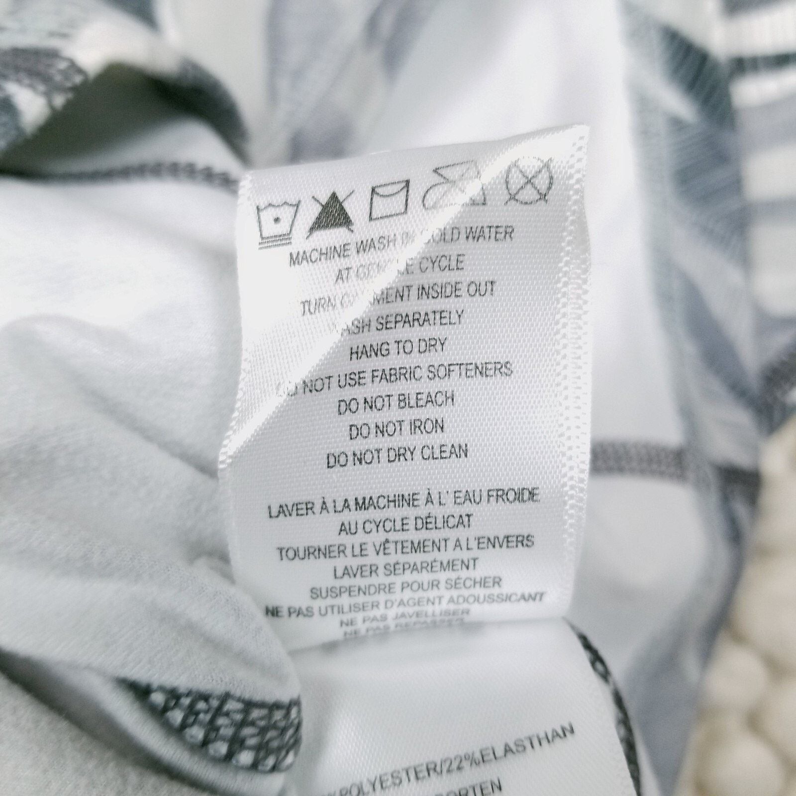 Other Lole Gray Print Quarter Zip Long Sleeve Shirt Sz Extra Small Size XS / US 0-2 / IT 36-38 - 9 Thumbnail