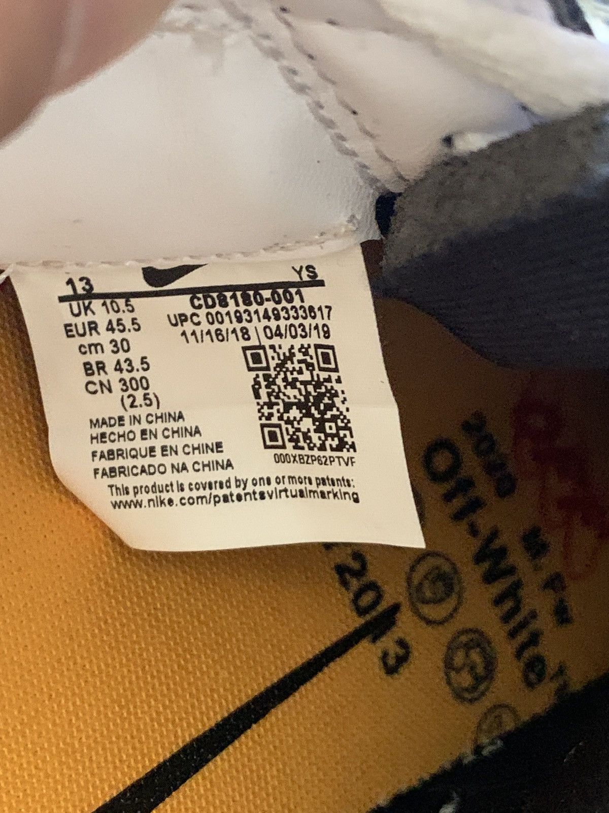Nike × Off-White Waffle Racer Size US 11.5 / EU 44-45 - 2 Thumbnail