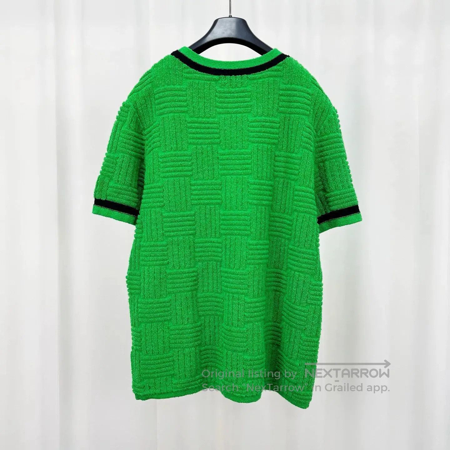 Bottega Veneta Bottega Veneta Green Terry Knit Short-Sleeve. Size US L / EU 52-54 / 3 - 2 Thumbnail
