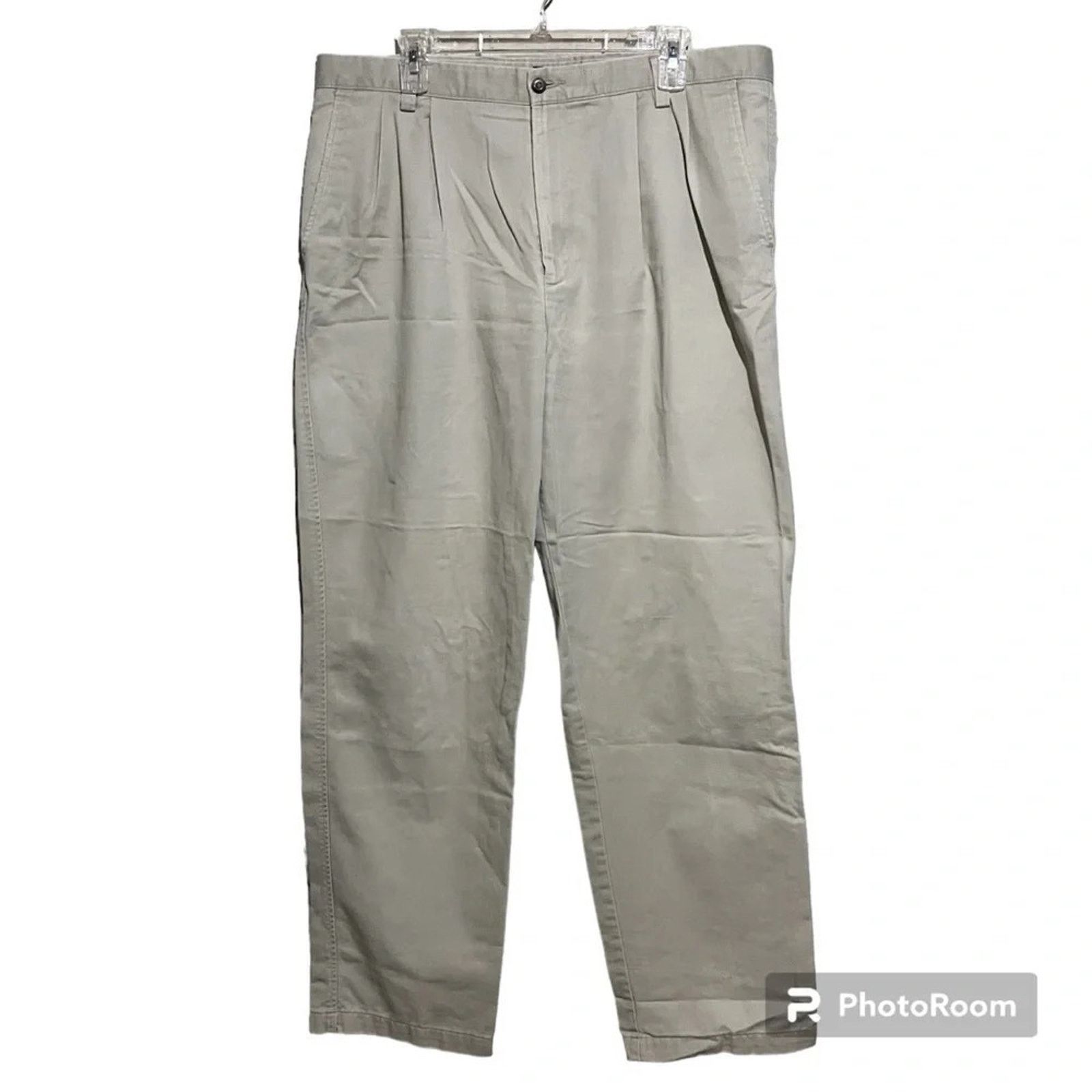 Dockers Dockers Recode Khaki Pleated Cotton Chinos 38x34 Office Size US 38 / EU 54 - 1 Thumbnail