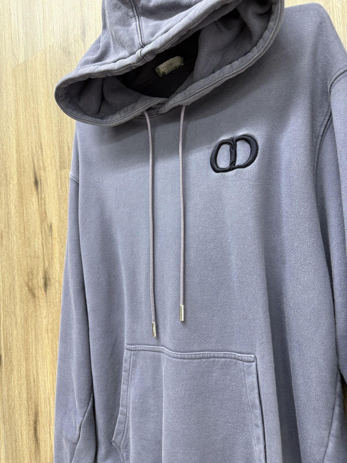 Dior Christian Dior CD Purple Hoodie Size US L / EU 52-54 / 3 - 4 Thumbnail