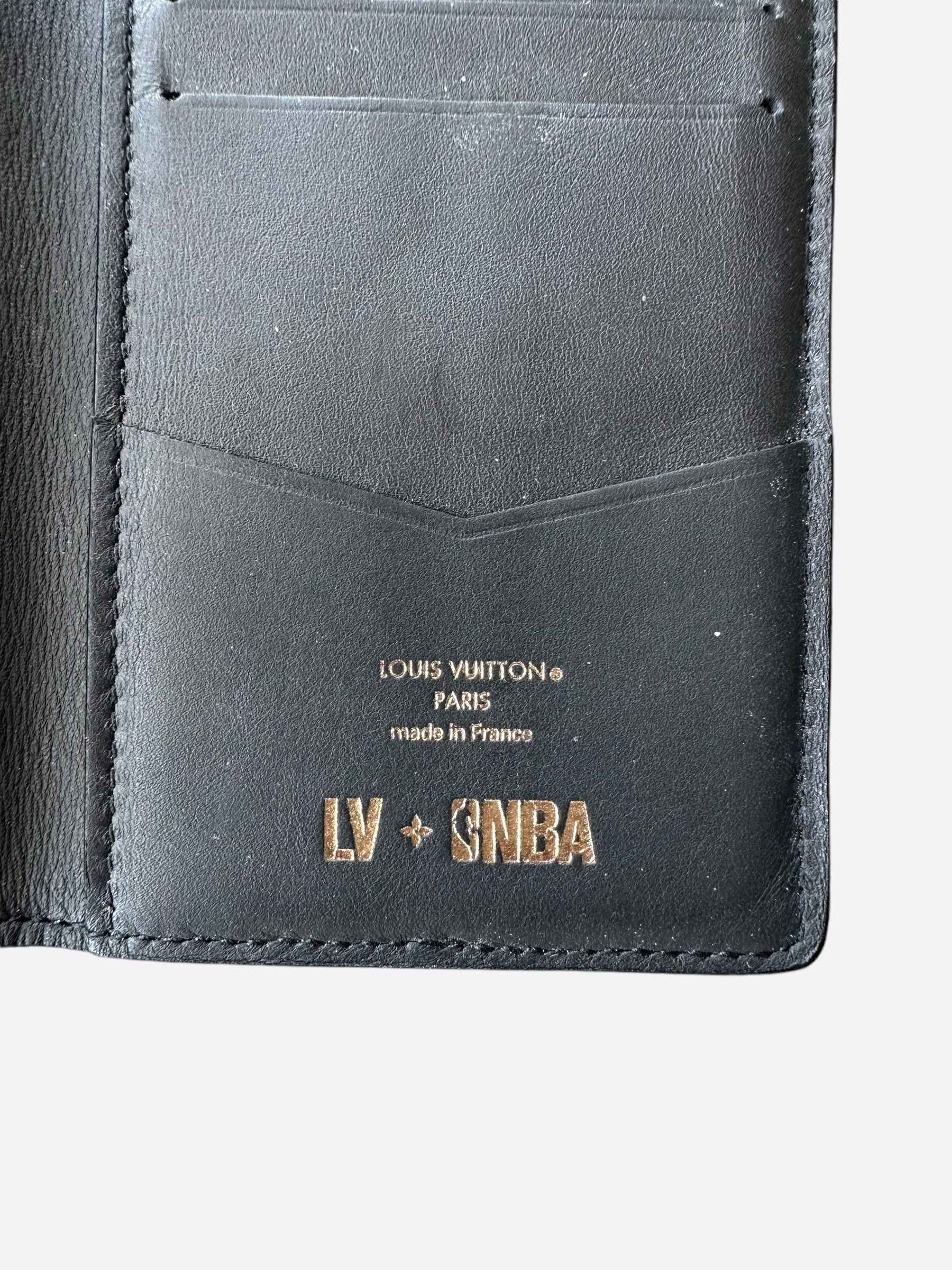 Louis Vuitton × NBA Louis Vuitton NBA Black Patches Monogram Pocket Organizer Size ONE SIZE - 4 Thumbnail