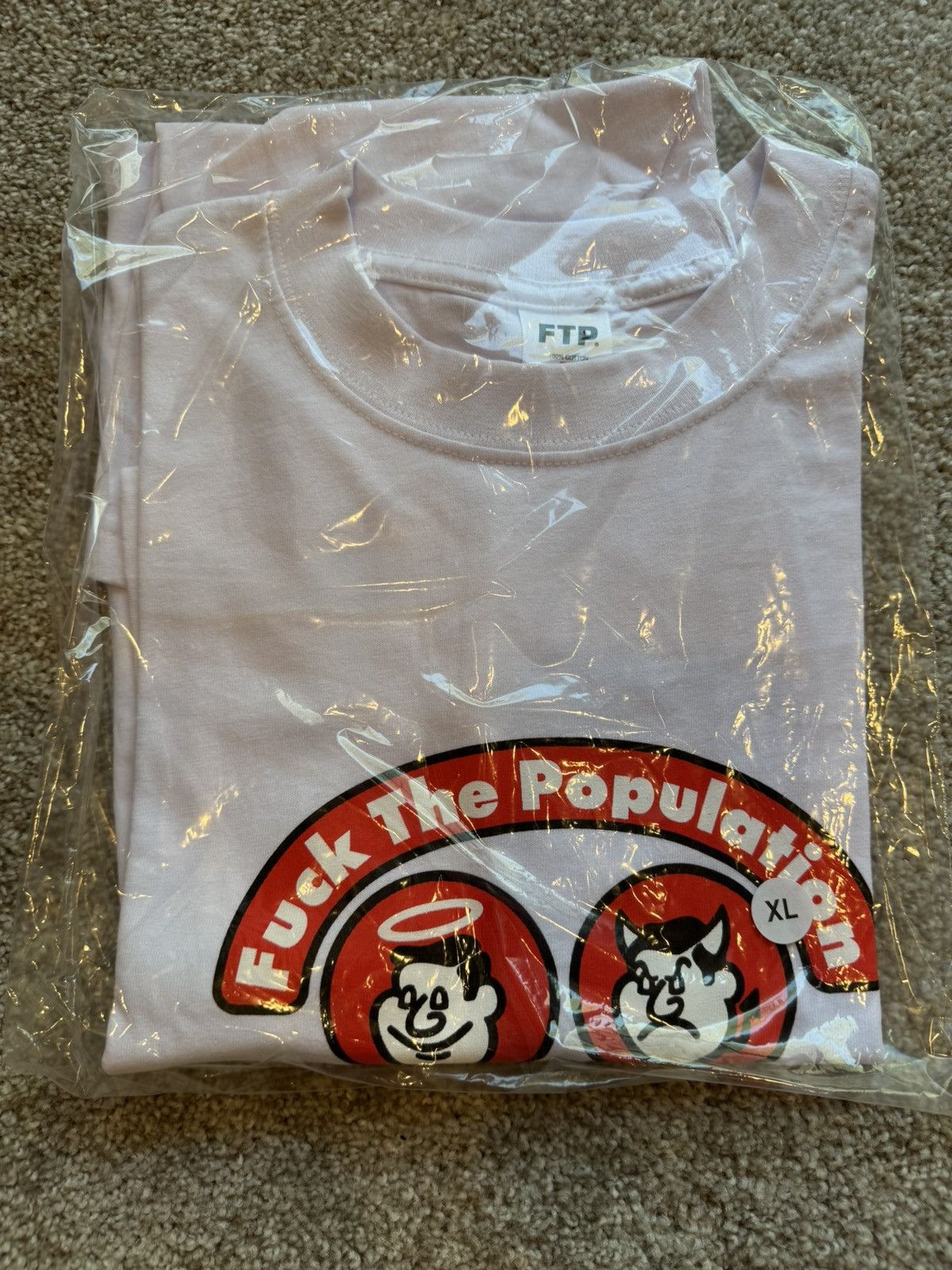 Fuck The Population FTP THE GOOD & THE BAD TEE (WHITE) Size US XL / EU 56 / 4 - 1 Thumbnail