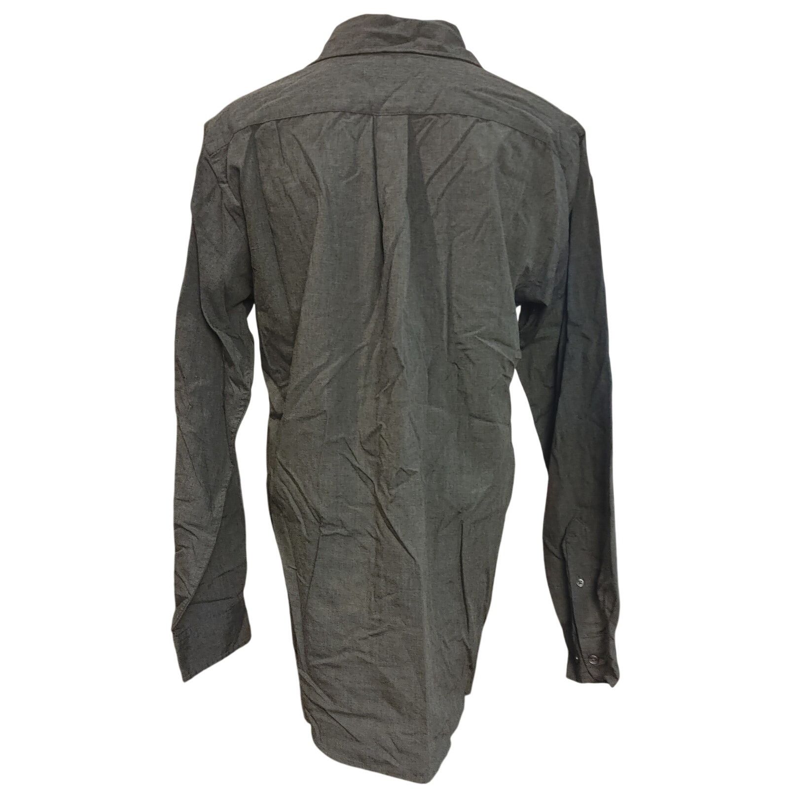 Merona Merona Men's M Dark Grey Jersey Knit Long Sleeve Shirt Size US M / EU 48-50 / 2 - 2 Thumbnail