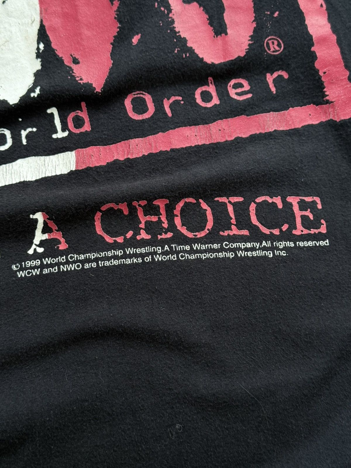 WCW/nWo Vintage 1999 NWO WCW New World Order Wrestling T-Shirt Size US M / EU 48-50 / 2 - 5 Thumbnail
