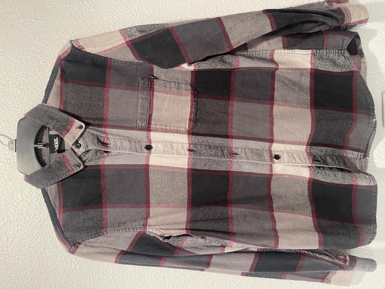 Vans Vans Men's Small Plaid Button-Up Shirt Size US S / EU 44-46 / 1 - 1 Thumbnail