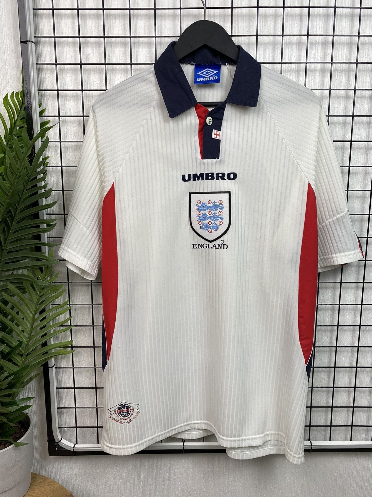 Umbro × Vintage Vintage England 1997/1999 Home Jersey Soccer XL Football Size US XL / EU 56 / 4 - 1 Thumbnail