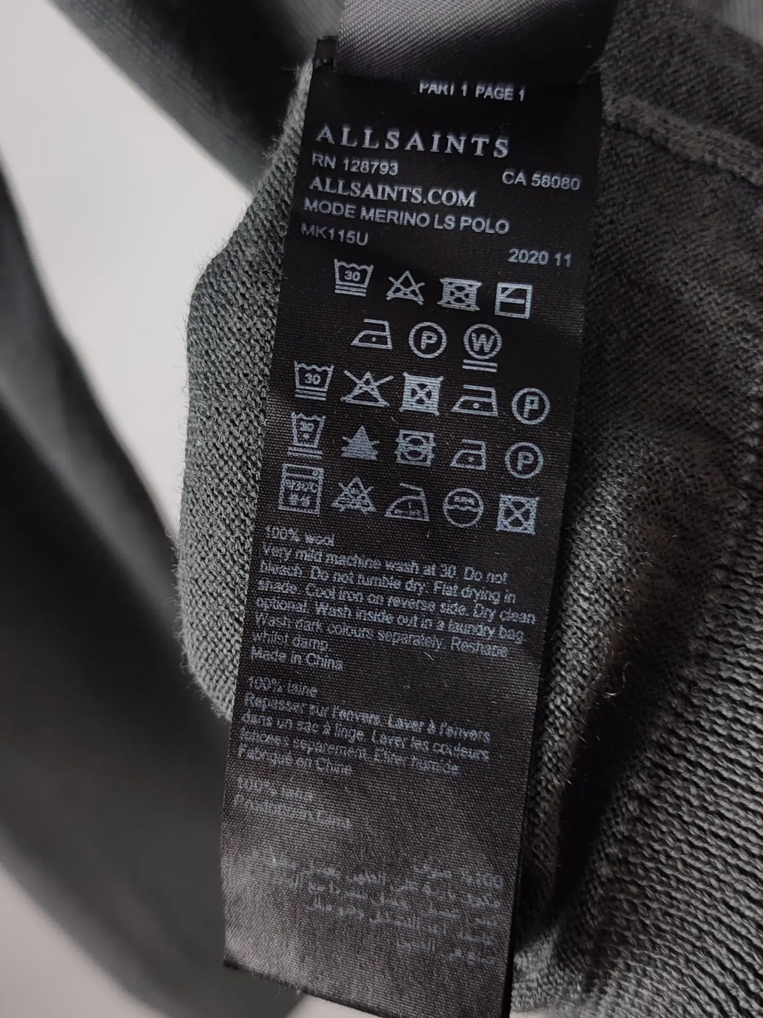 Allsaints Allsaints Merino Wool Sweater Size US L / EU 52-54 / 3 - 13 Thumbnail