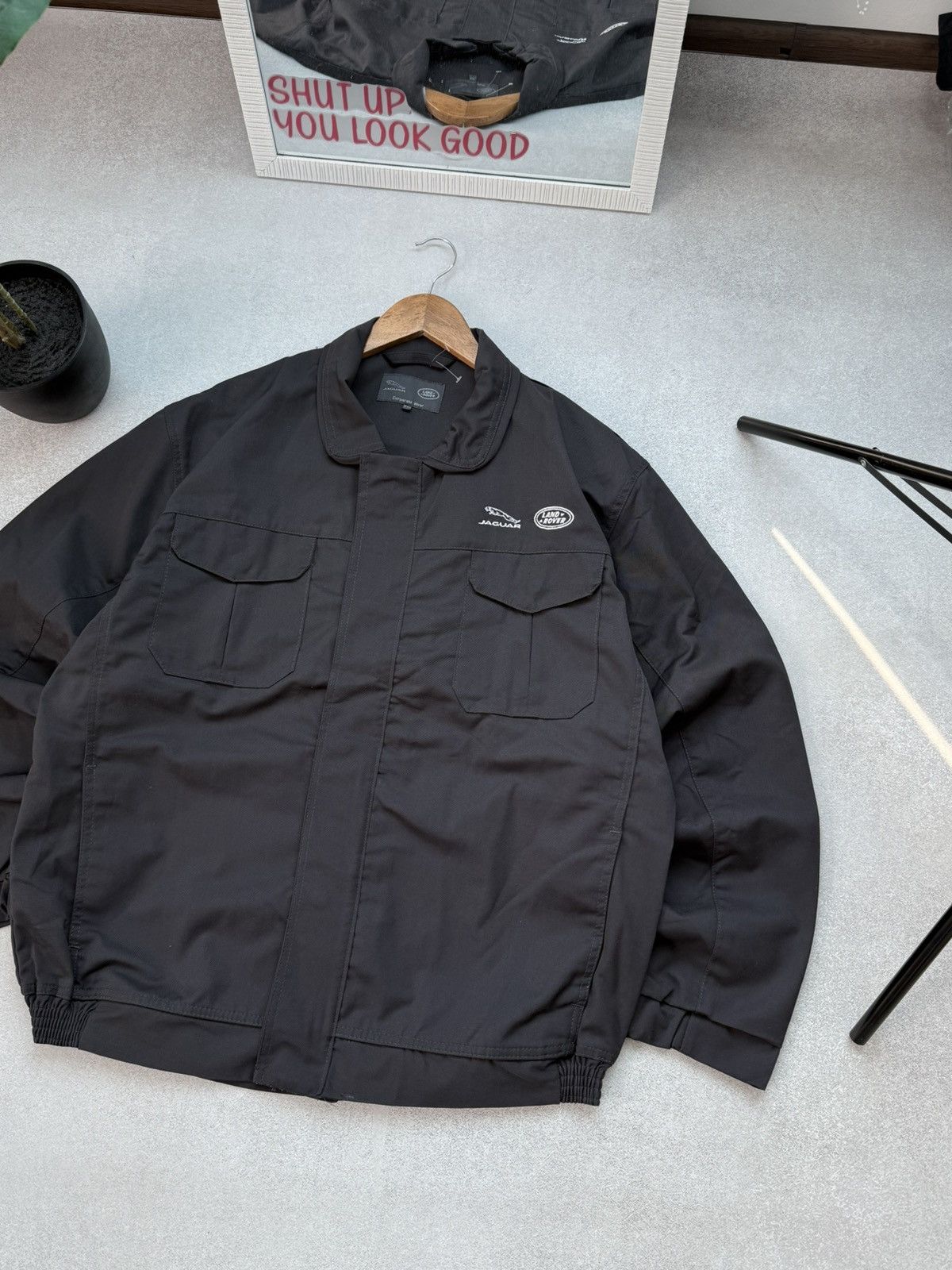 NASCAR Vintage Jaguar Land Rover Workwear Racing Jacket OverShirt Size US XXL / EU 58 / 5 - 2 Thumbnail