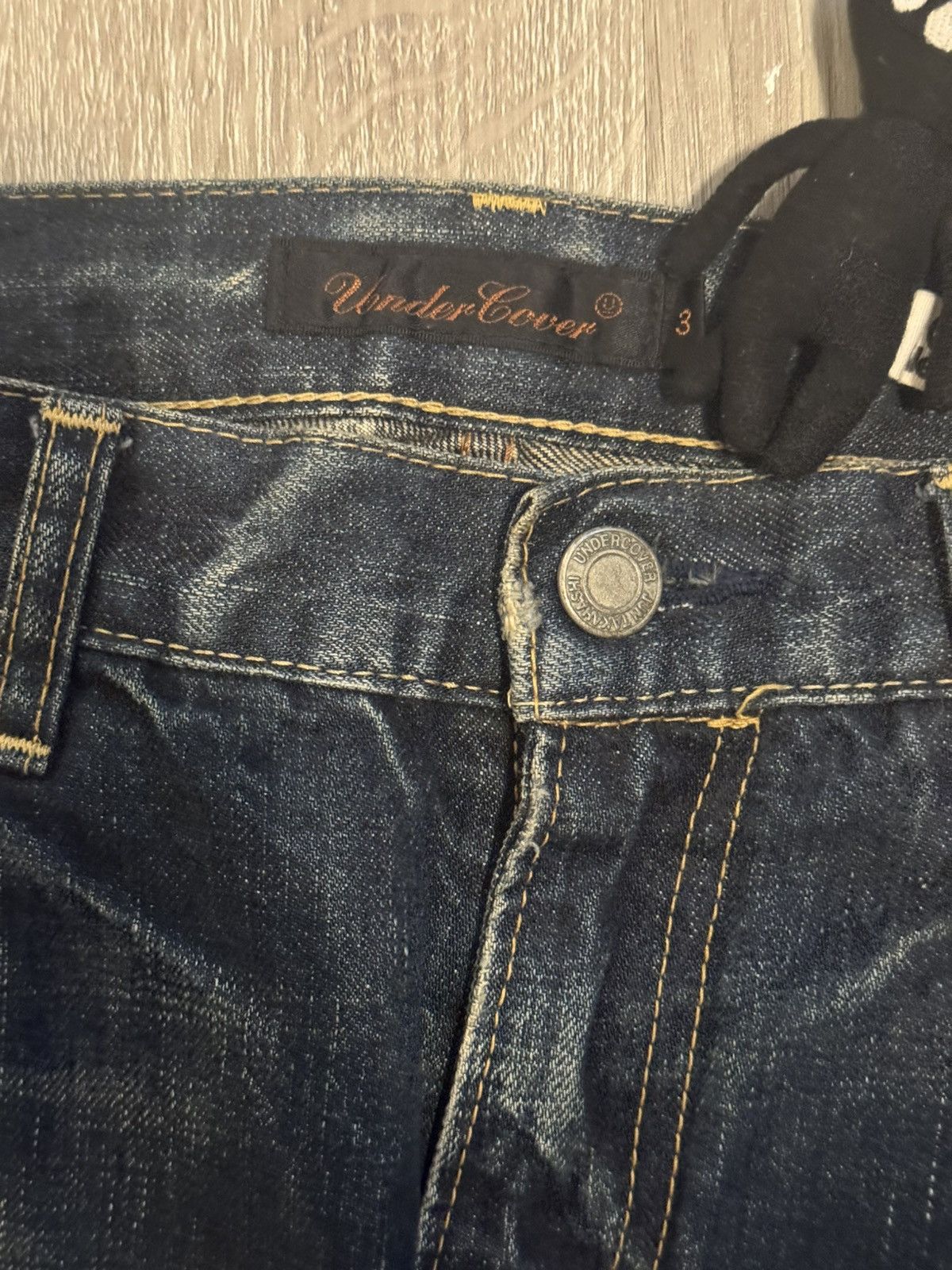 Undercover Undercover AW06 bug denim Size 29" - 4 Thumbnail