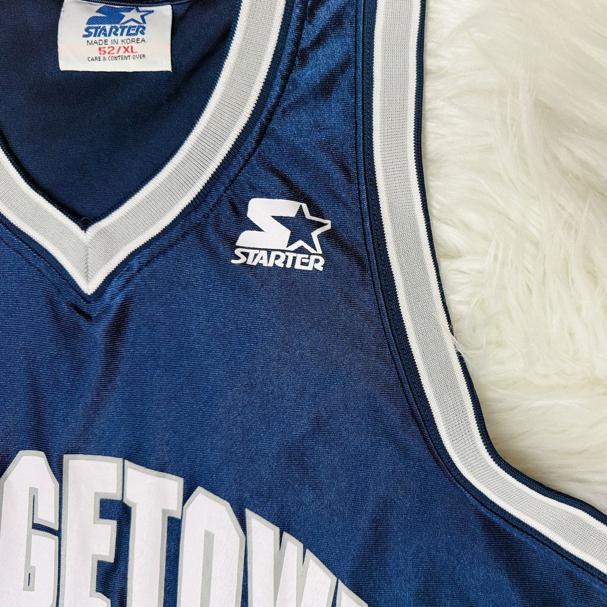 Starter Georgetown HOYAS #3 IVERSON 90s STARTER Basketball Jersey Size US XL / EU 56 / 4 - 3 Thumbnail