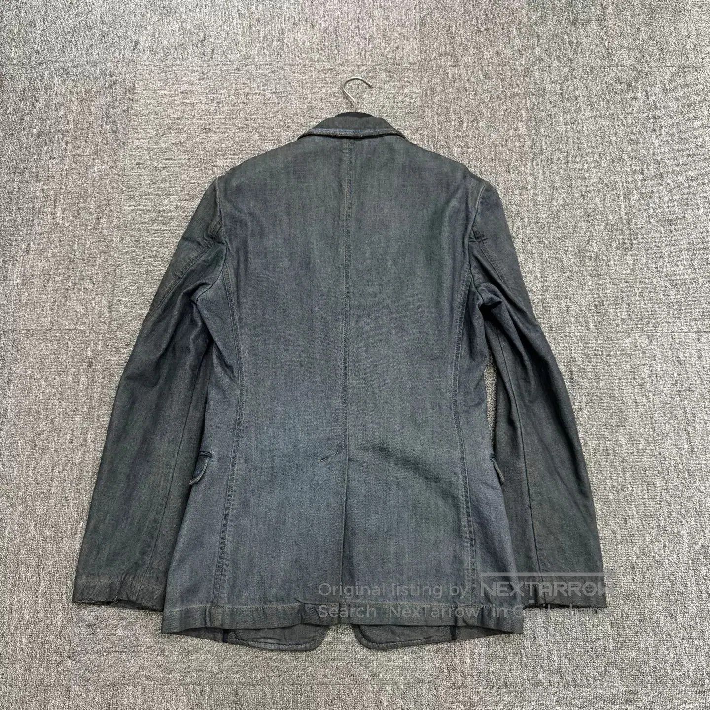Dolce & Gabbana DG Distressed Denim Blazer. Size US S / EU 44-46 / 1 - 5 Thumbnail