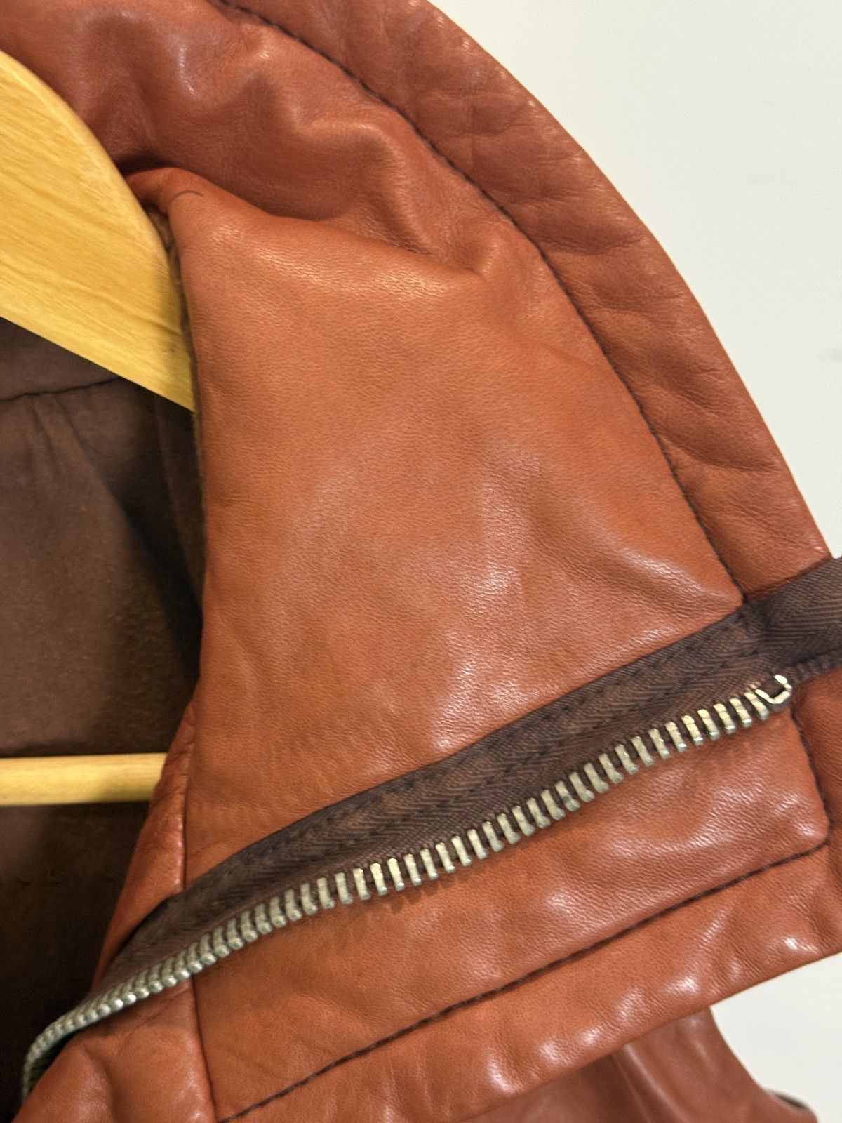 Rick Owens 2000’s Leather Vest Size US S / EU 44-46 / 1 - 6 Thumbnail