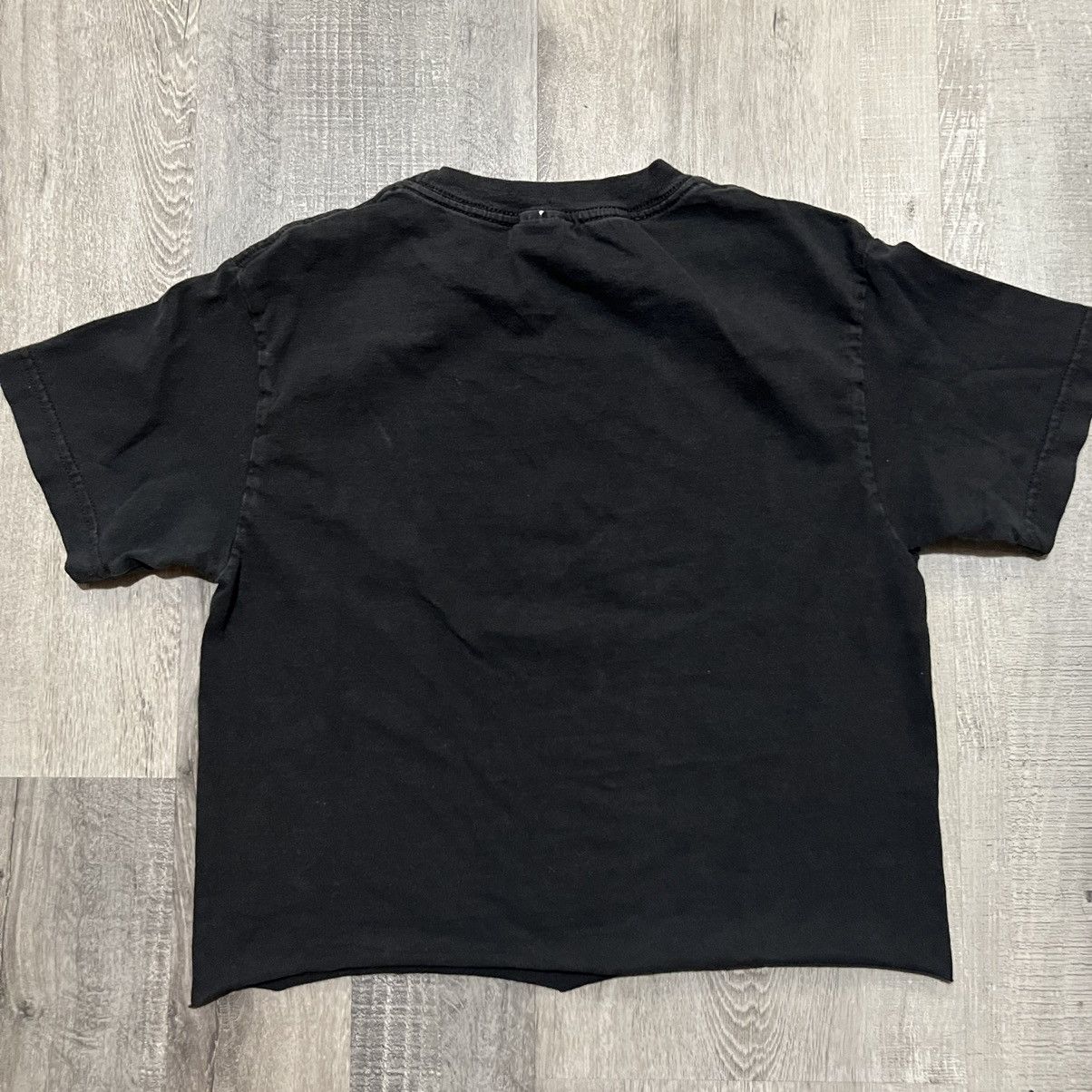 Girl Skateboards × Vintage GIRL Skateboards Y2K Black Cropped Skater Crop 00s T Shirt S Size S / US 4 / IT 40 - 3 Thumbnail