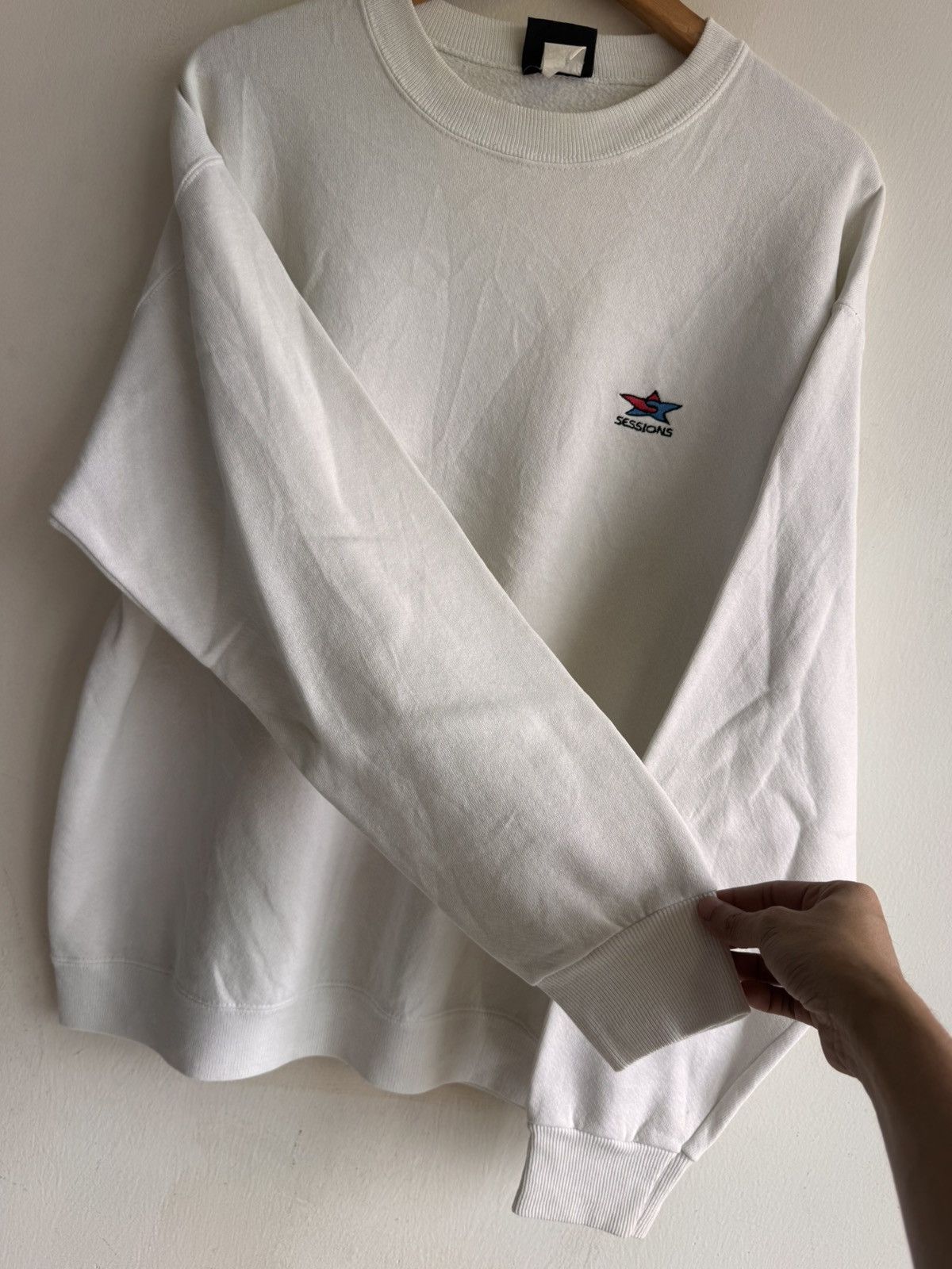 Sessions Vintage 90s SESSIONS SKATEBOARD SWEATSHIRT SMALL LOGO Size US L / EU 52-54 / 3 - 7 Thumbnail