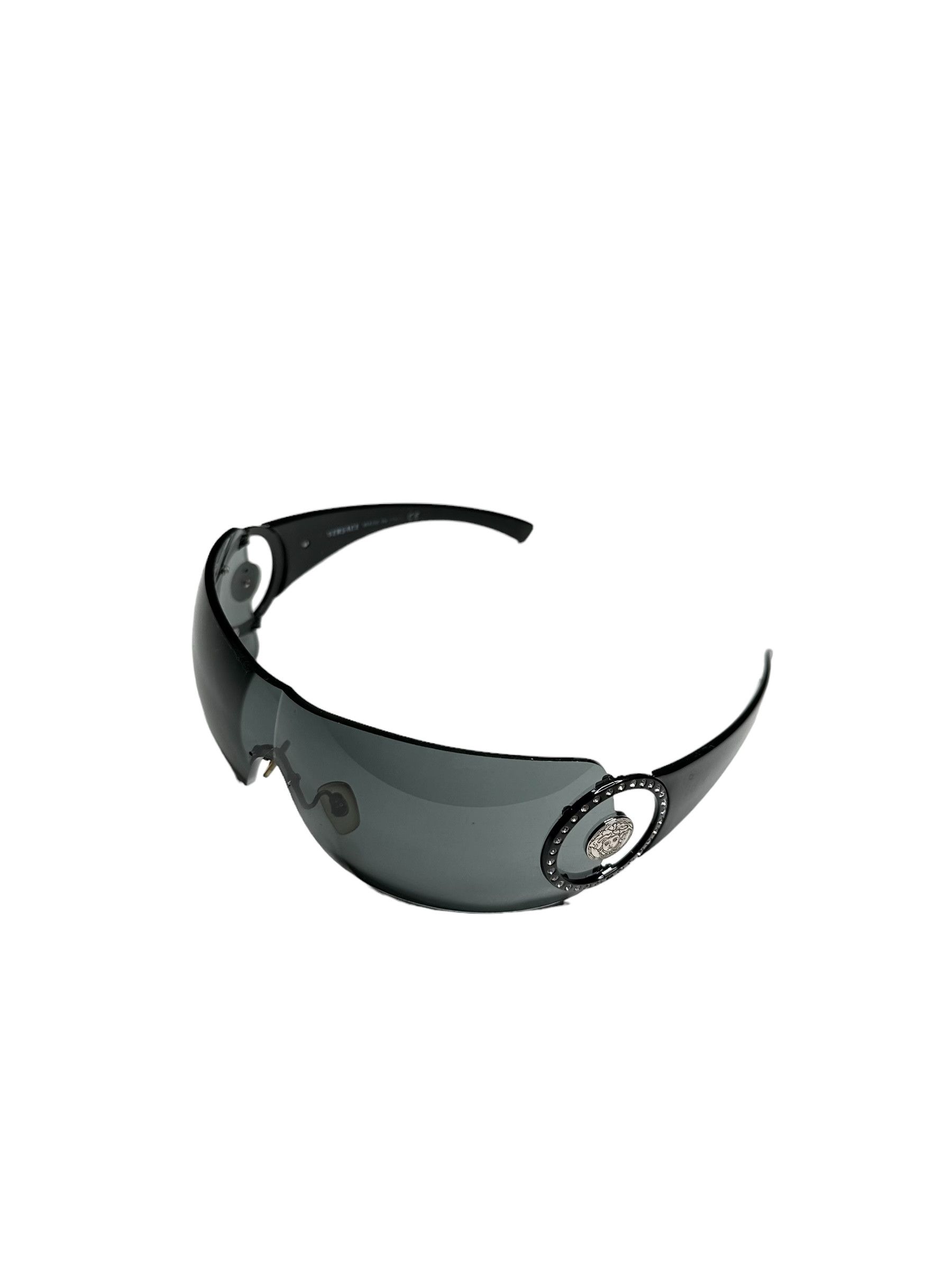 Versace Mask Medusa Logo Sunglasses