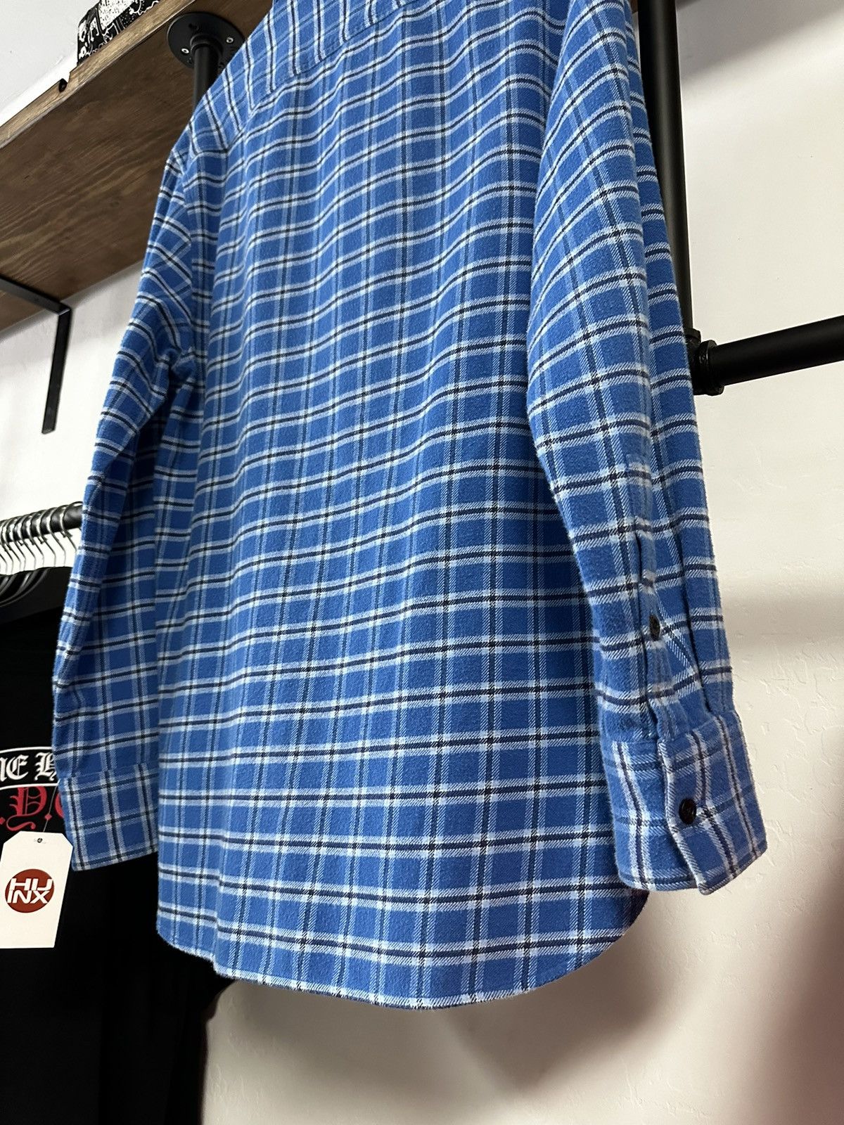 1017 ALYX 9SM 1017 ALYX 9SM logo-lettering Flannel Shirt Size US L / EU 52-54 / 3 - 5 Thumbnail
