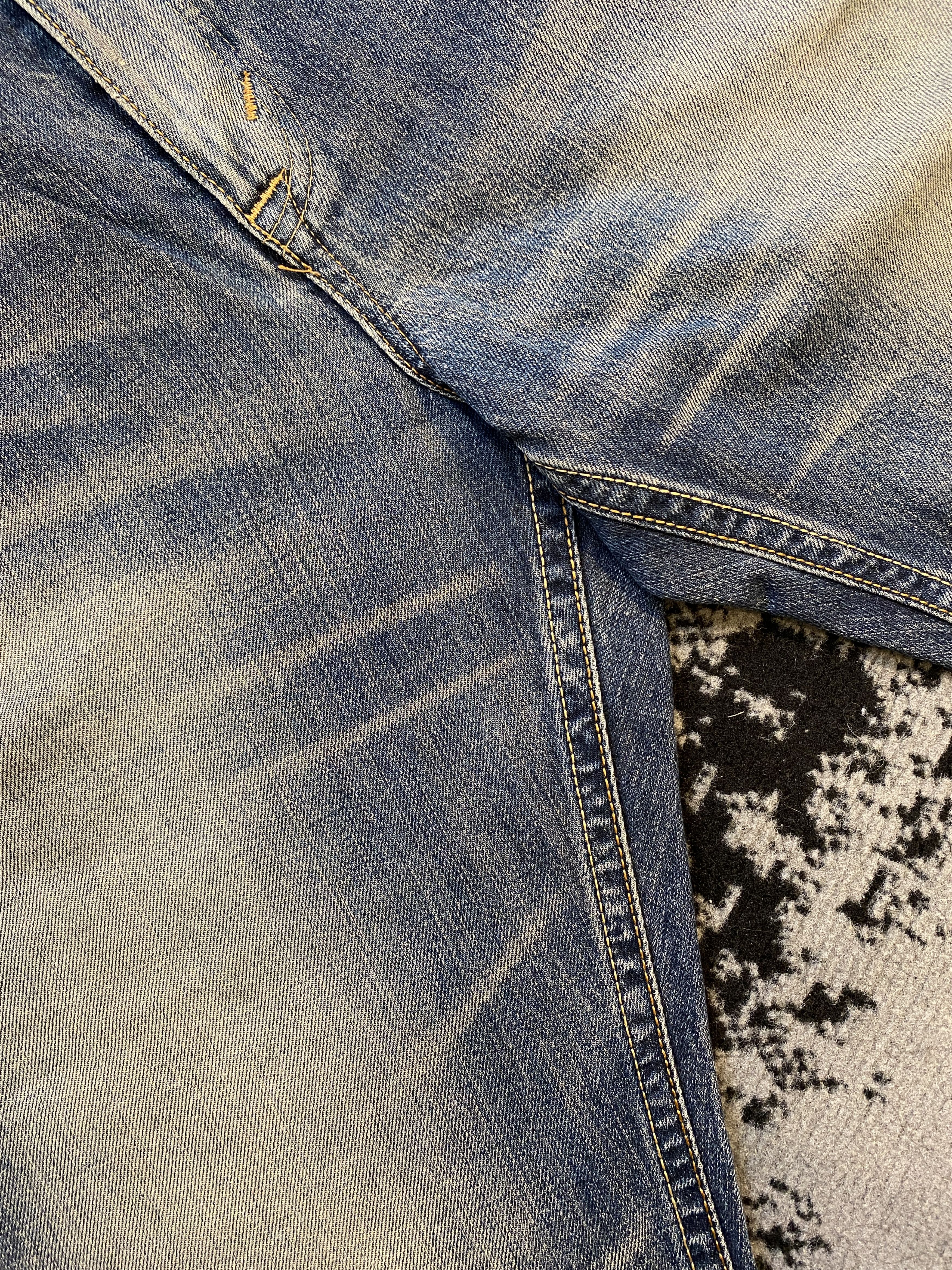 Edwin Edwin Denim Ripped Jeans Washed Blue Vintage Made in Japan Size US 33 - 5 Thumbnail