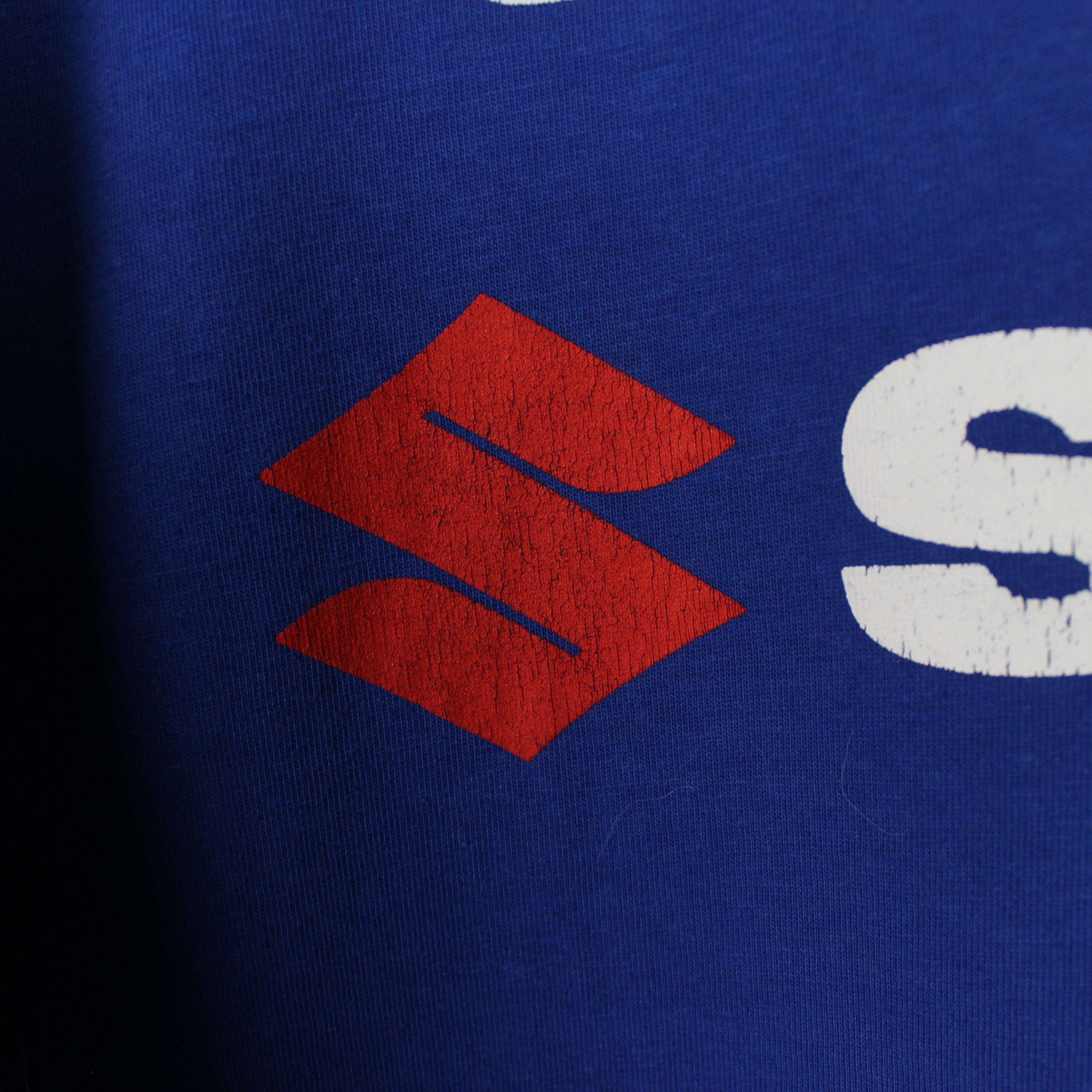 Other Suzuki t shirt men race racing L XL blue Tyco Beacon Motul Size US XL / EU 56 / 4 - 12 Thumbnail