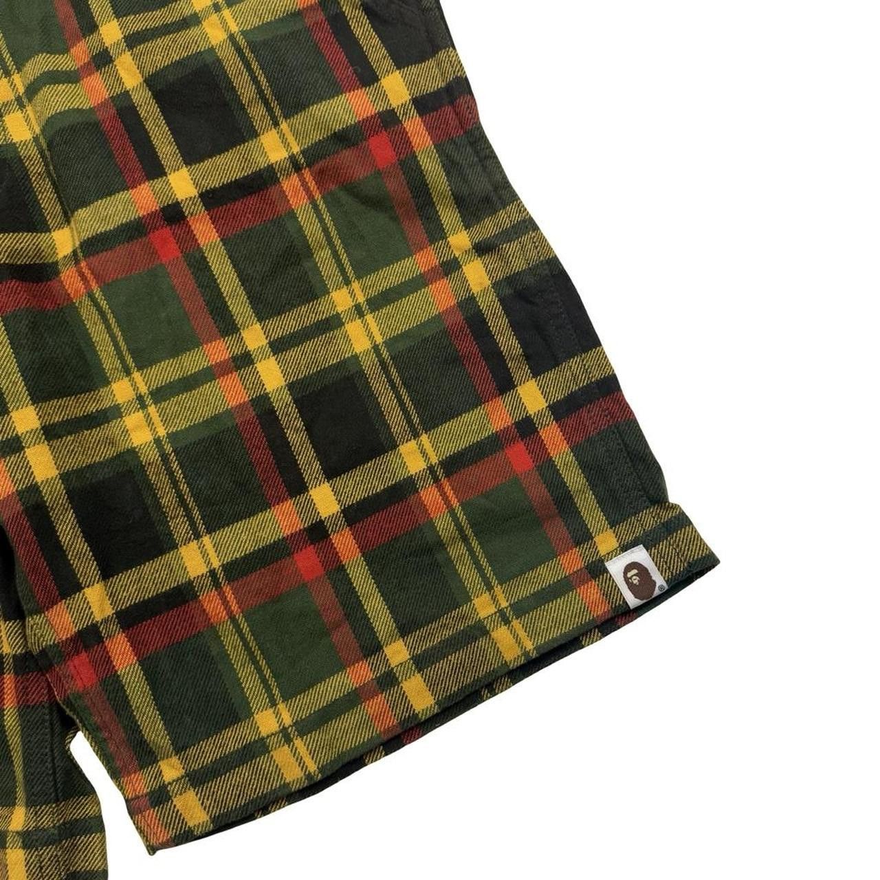 Bape Vintage Bape Check / Tartan Shorts - Medium - Waist: 34” Size US 34 / EU 50 - 3 Thumbnail