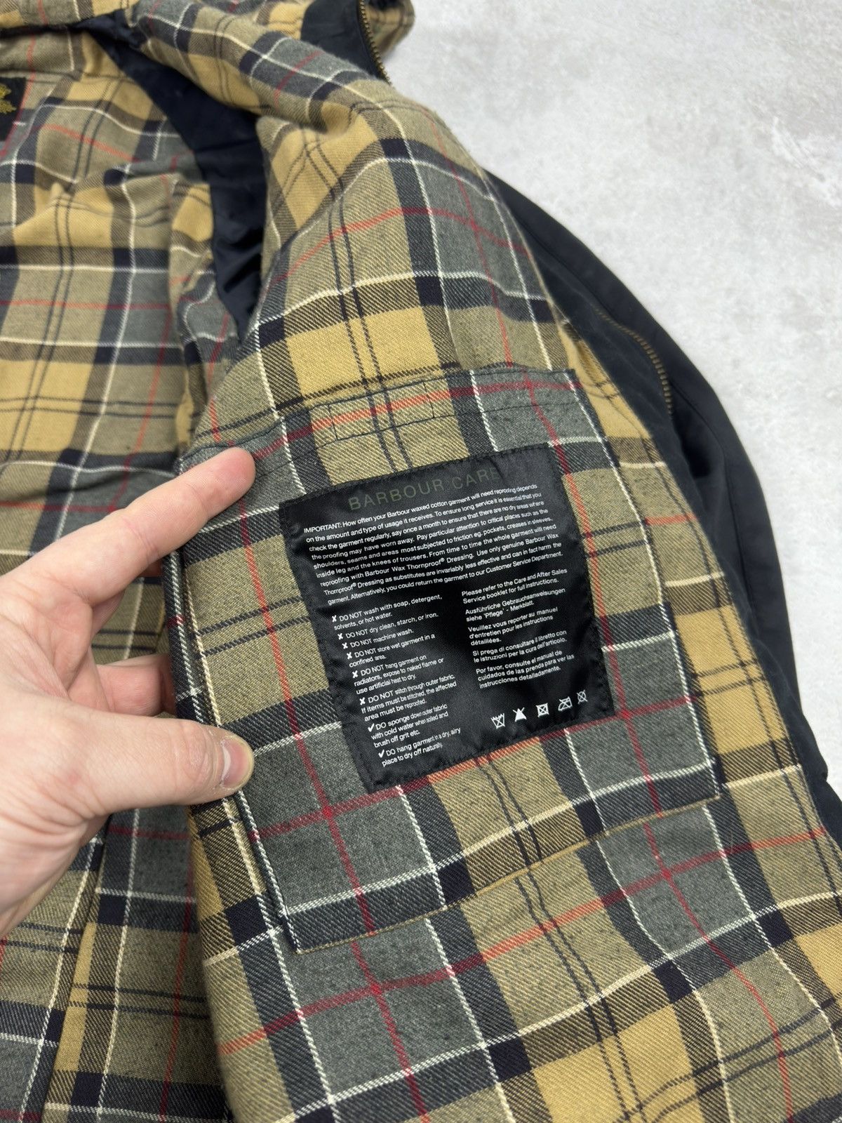 Barbour Vintage Barbour Waxed Parkas Jacket Navy Blue size XL Size US XL / EU 56 / 4 - 8 Thumbnail