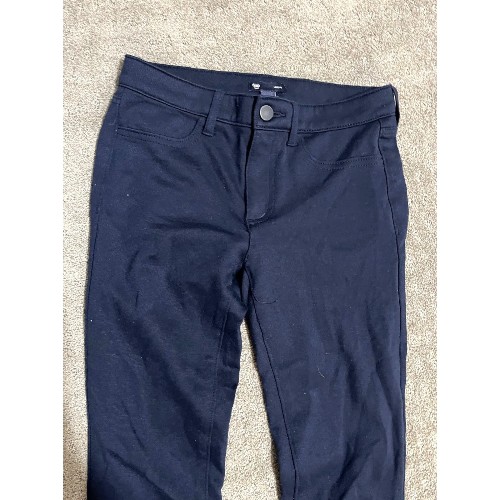 Gap VINTAGE Gap Legging Pant Women's Size 2 Navy Blue Stretch Career Size 26" / US 2 / IT 38 - 2 Thumbnail