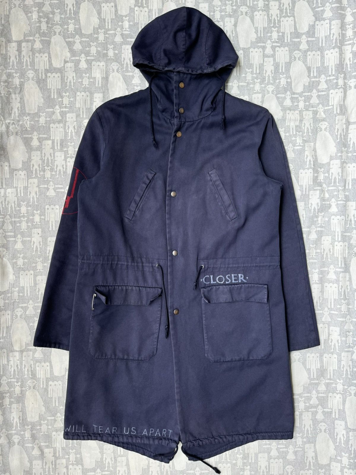 Raf Simons Raf Simons AW03 Closer Unknown Pleasures Fishtail Parka Size US M / EU 48-50 / 2 - 4 Thumbnail