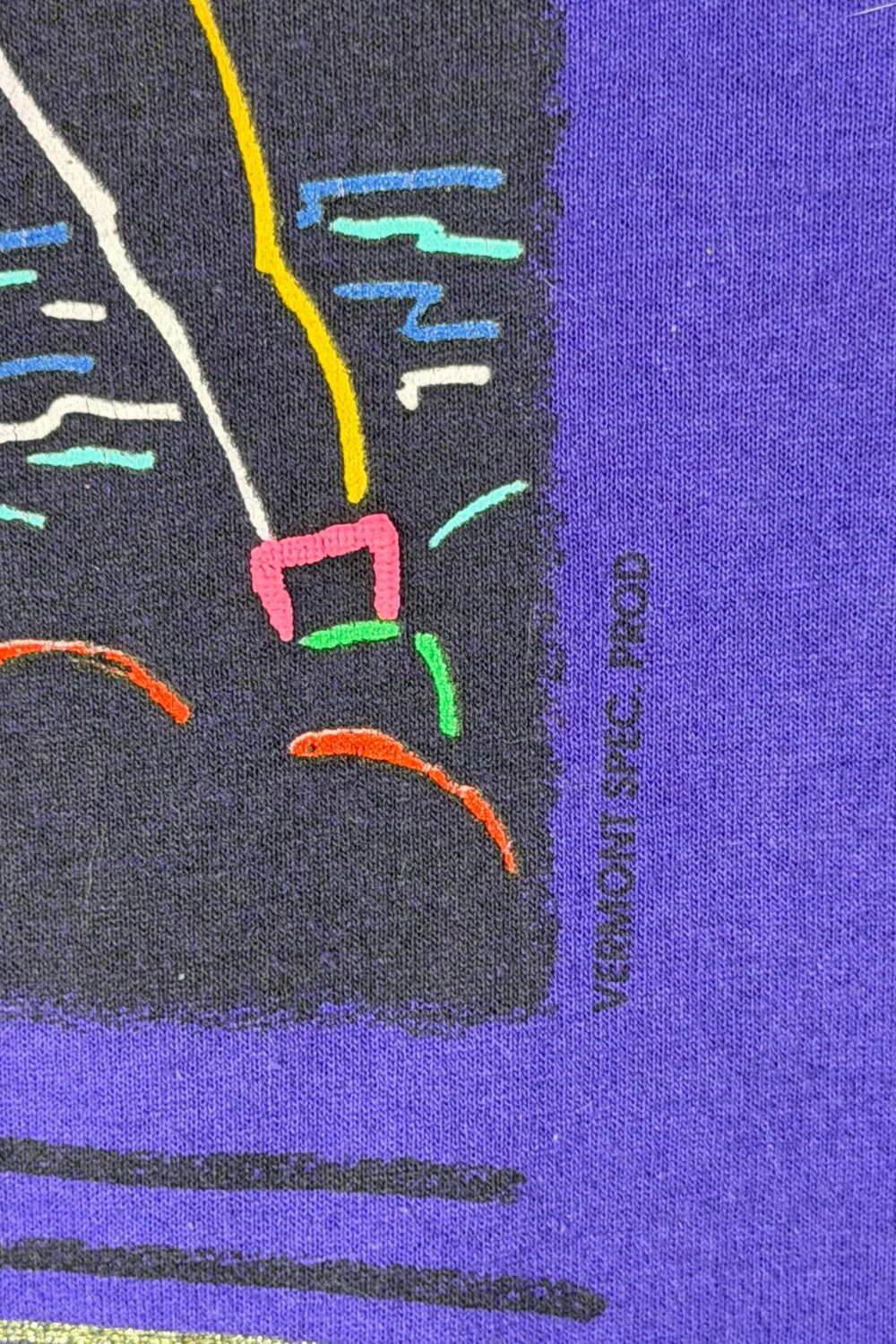 Hanes 80s Neon Sports Graphic Tee Hanes 50/50 Purple Size US L / EU 52-54 / 3 - 6 Thumbnail