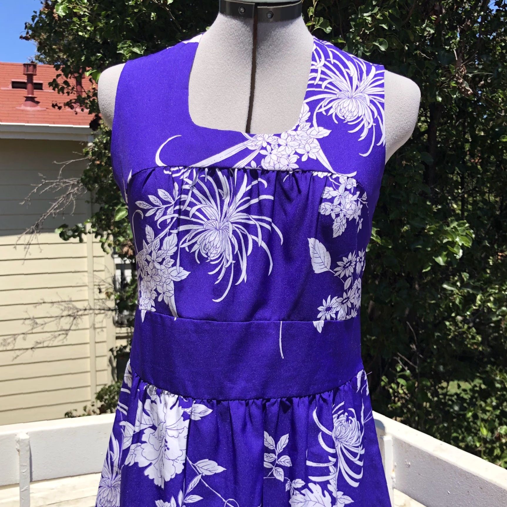 Vintage VINTAGE Paradise Hawaii Purple Floral Dress Casual Sleeveless 60s A-Line Women’s Size S Size S / US 4 / IT 40 - 4 Thumbnail