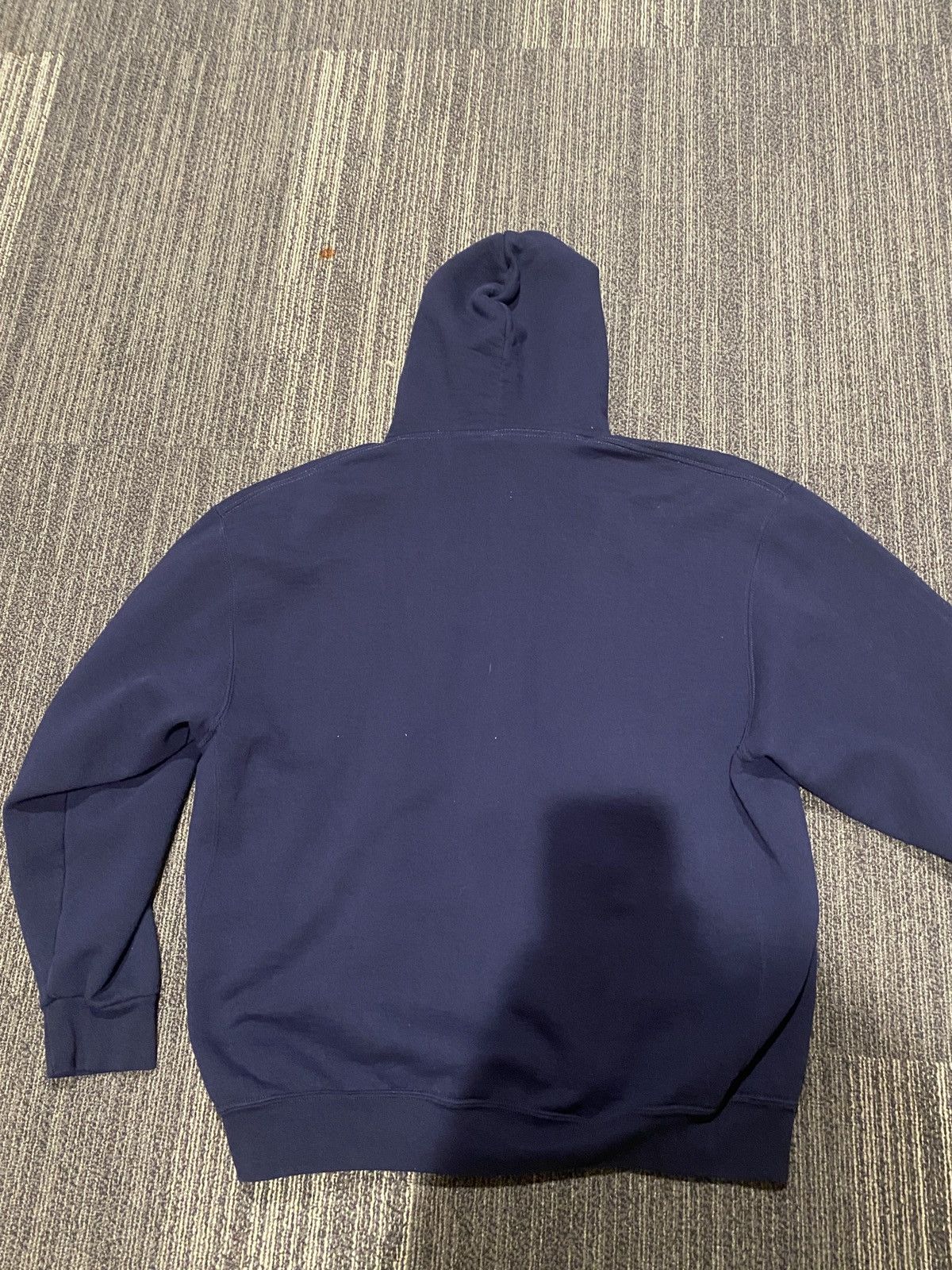 Russell Athletic Faded Blank Blue Zip Up Hoodie Size US XXL / EU 58 / 5 - 3 Thumbnail