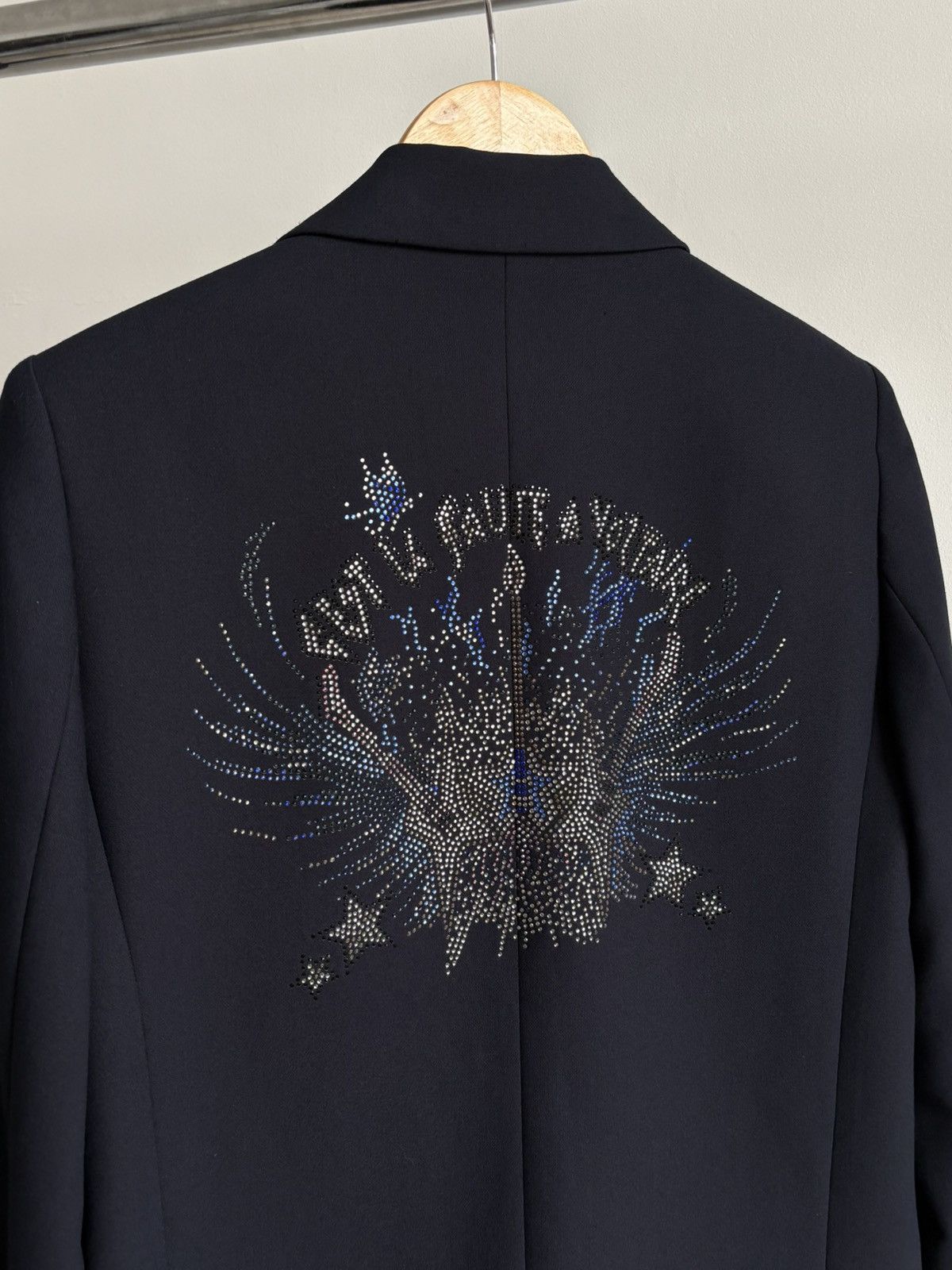 Zadig & Voltaire Zadig & Voltaire Viva Bis Guitar Jacket Rhinestone Blazer Size M / US 6-8 / IT 42-44 - 15 Thumbnail