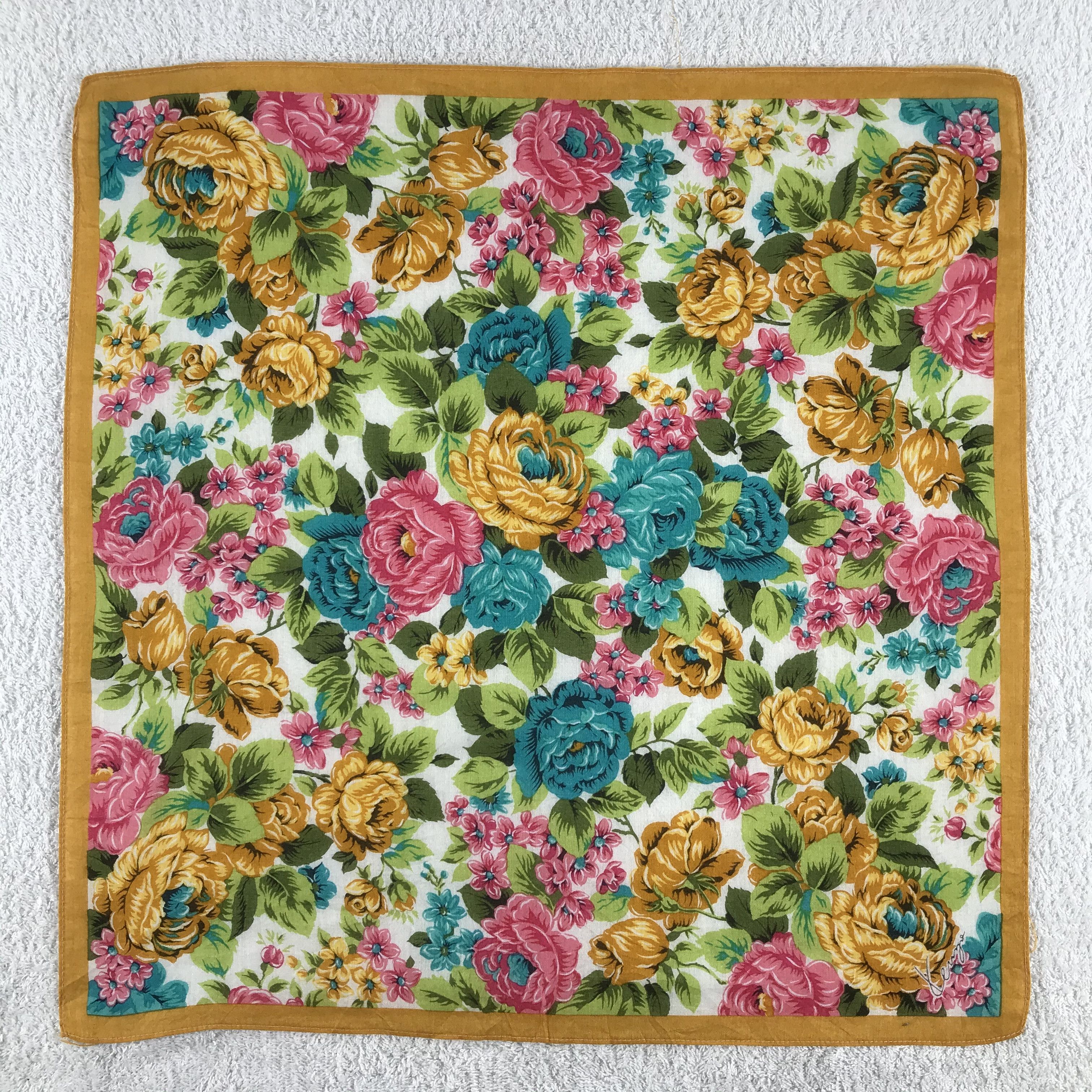 Kenzo × Vintage Kenzo Bandana / Handkerchief / Neckerchief - S136 Size ONE SIZE - 1 Thumbnail