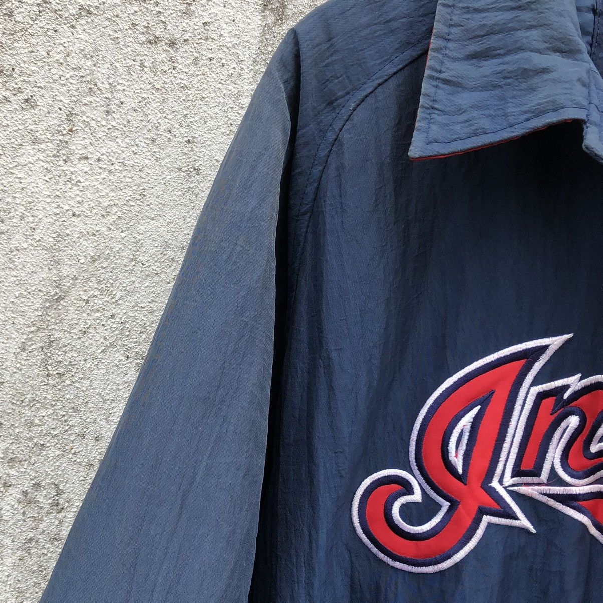 Starter Vintage 90’s STARTER CLEVELAND INDIANS Bomber Jacket Size US M / EU 48-50 / 2 - 8 Thumbnail
