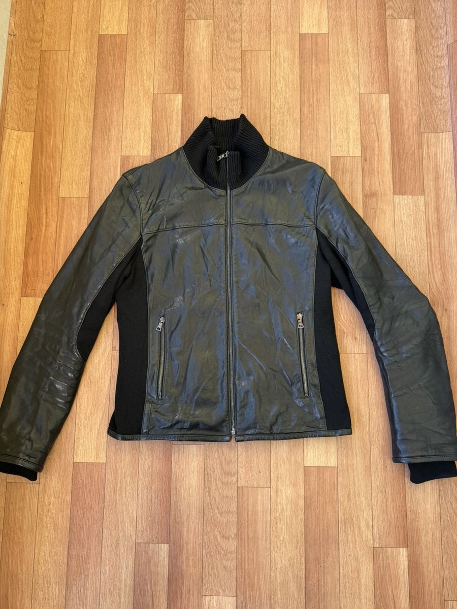 Prada 🕷️💥 Prada leather jacket made like Rick owens Size US M / EU 48-50 / 2 - 6 Thumbnail
