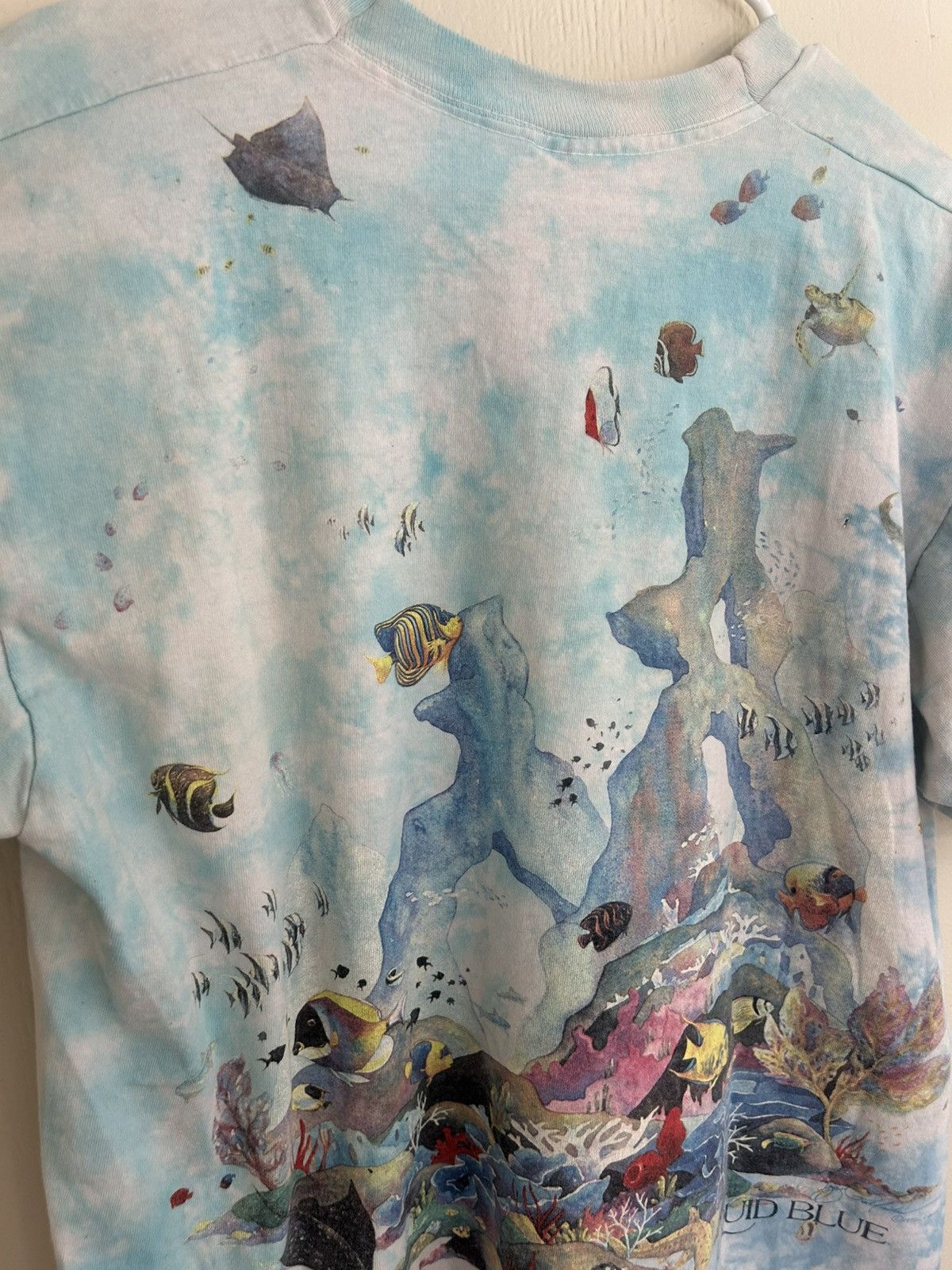 Liquid Blue Liquid Blue Coral Reef Full Art Front & Back Graphic T-shirt Size US XL / EU 56 / 4 - 10 Thumbnail
