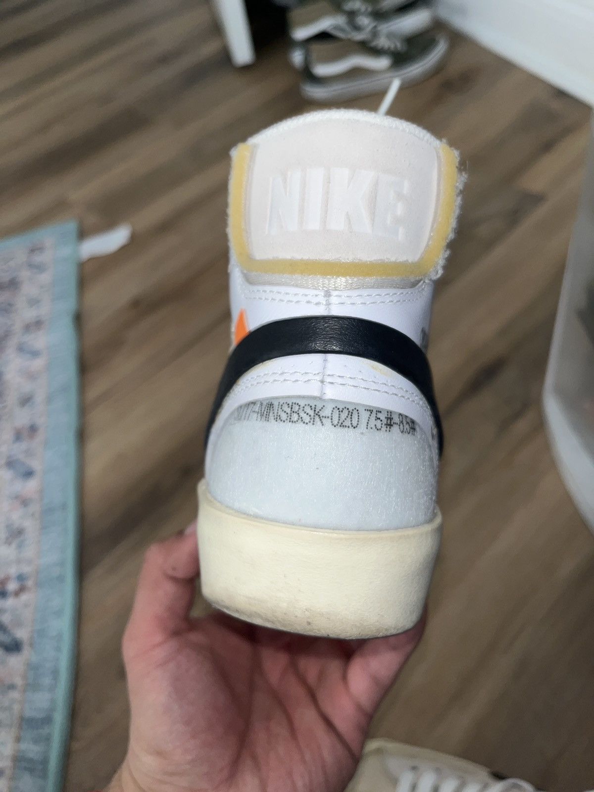Nike × Off-White Nike OFF WHITE Blazer Mid “THE TEN” Size US 8 / EU 41 - 19 Thumbnail
