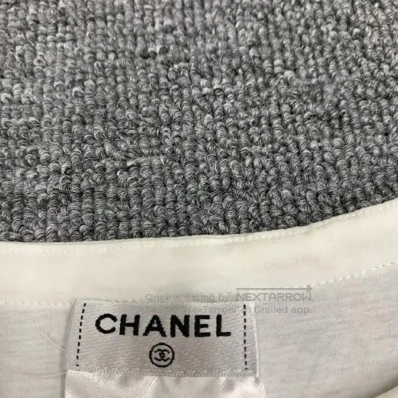 Chanel Chanel White Cotton Women's Sleeveless T-Shirt . Size S / US 4 / IT 40 - 7 Thumbnail