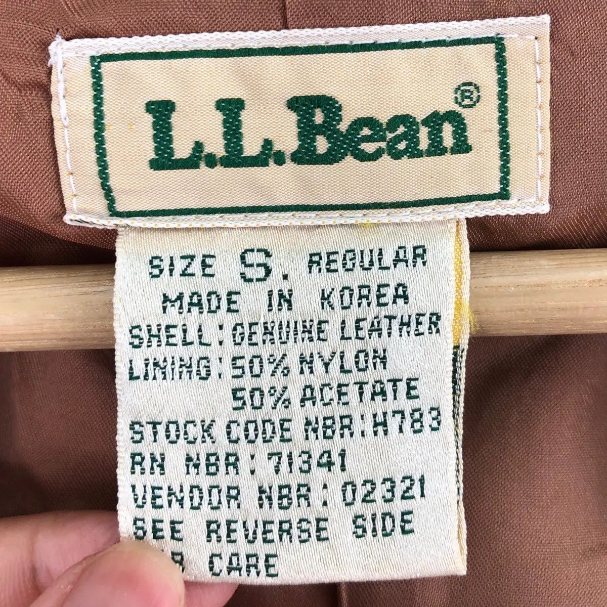 L.L. Bean Vintage 80’ L.L BEAN Genuine Leather Outdoor Vest Jacket Size S / US 4 / IT 40 - 6 Thumbnail