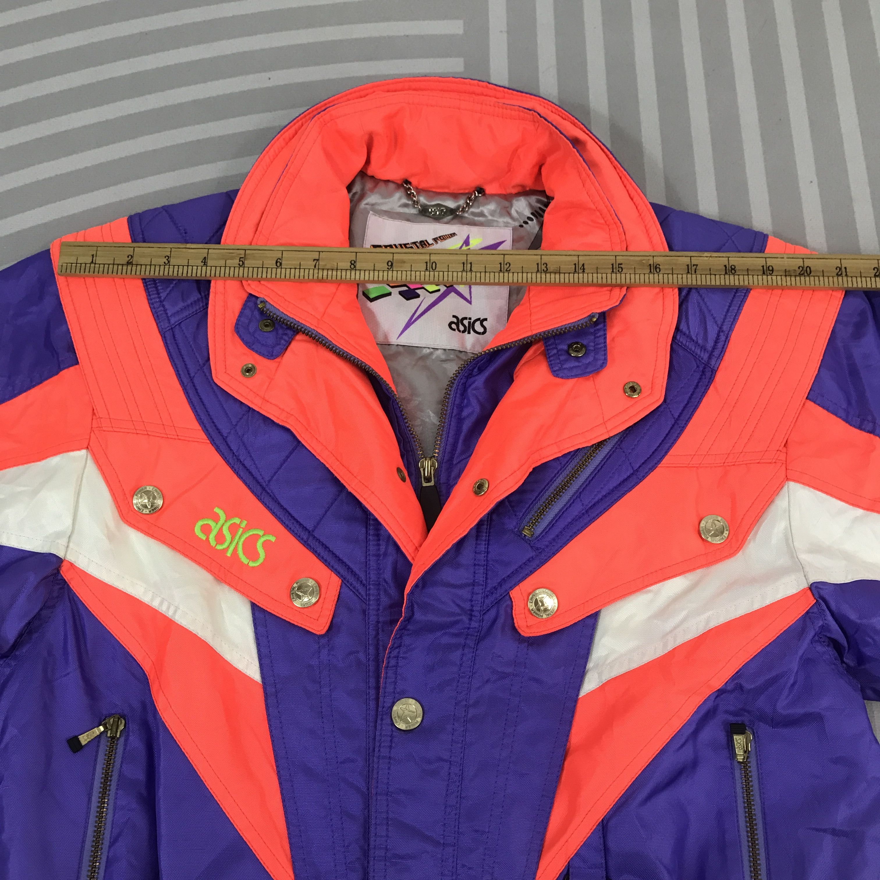 Asics × Vintage Vintage ASICS Crystal power Ski design Racing Jacket Size US L / EU 52-54 / 3 - 5 Thumbnail