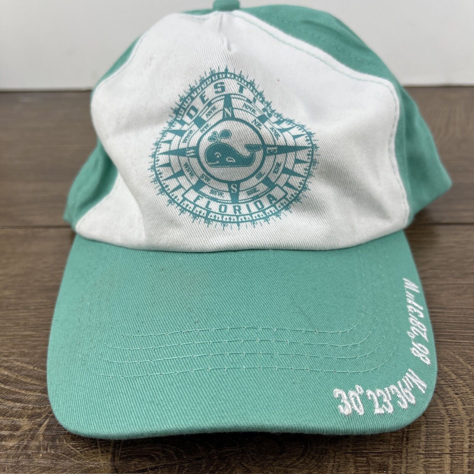 Other Destin Florida Teal Hat Adjustable Adult Size Hat Cap Size ONE SIZE - 6 Thumbnail