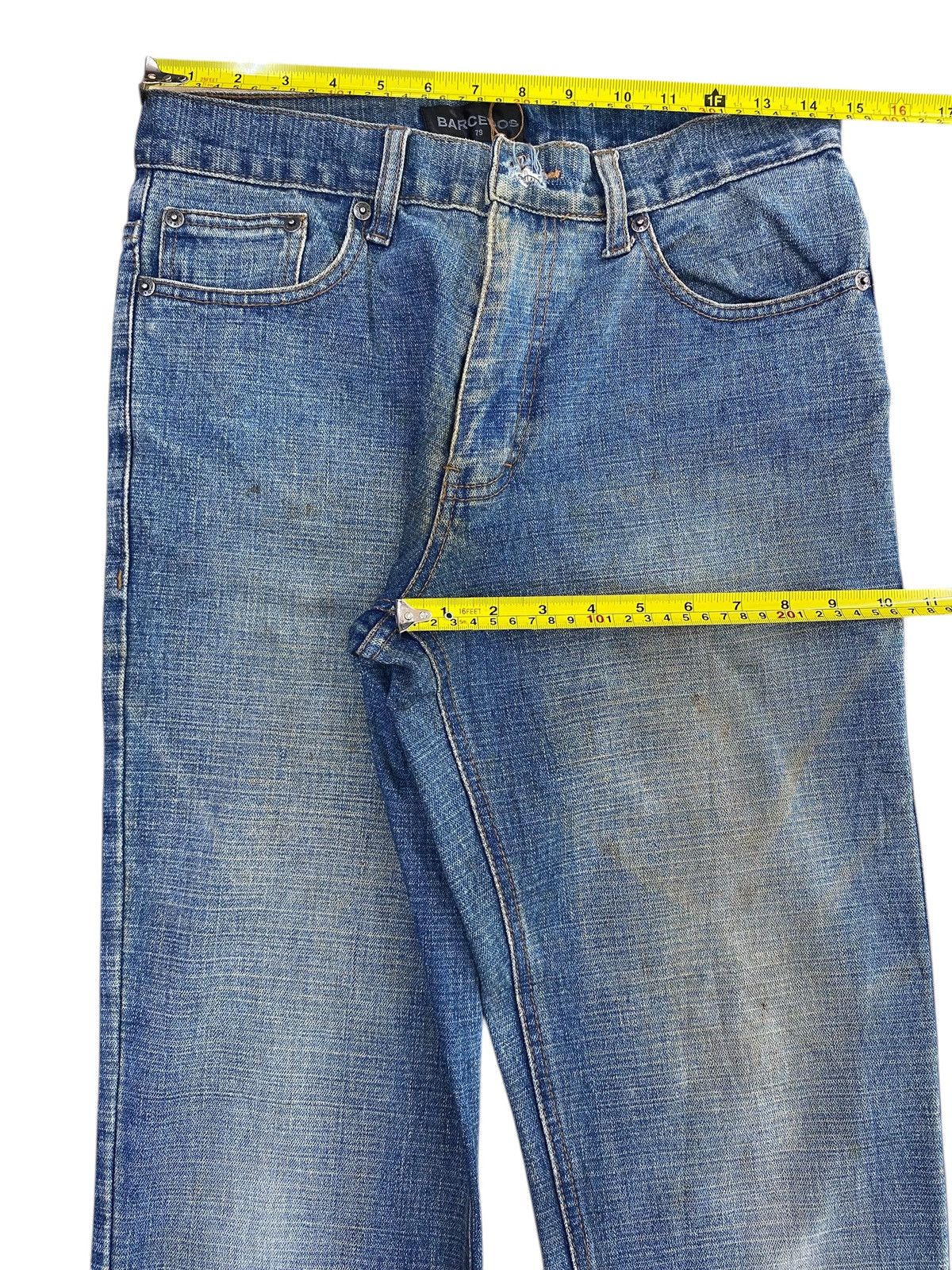 Japanese Brand Barcedons Japanese Brand Mud Faded Wash Style Loose Jeans Size US 30 / EU 46 - 5 Thumbnail