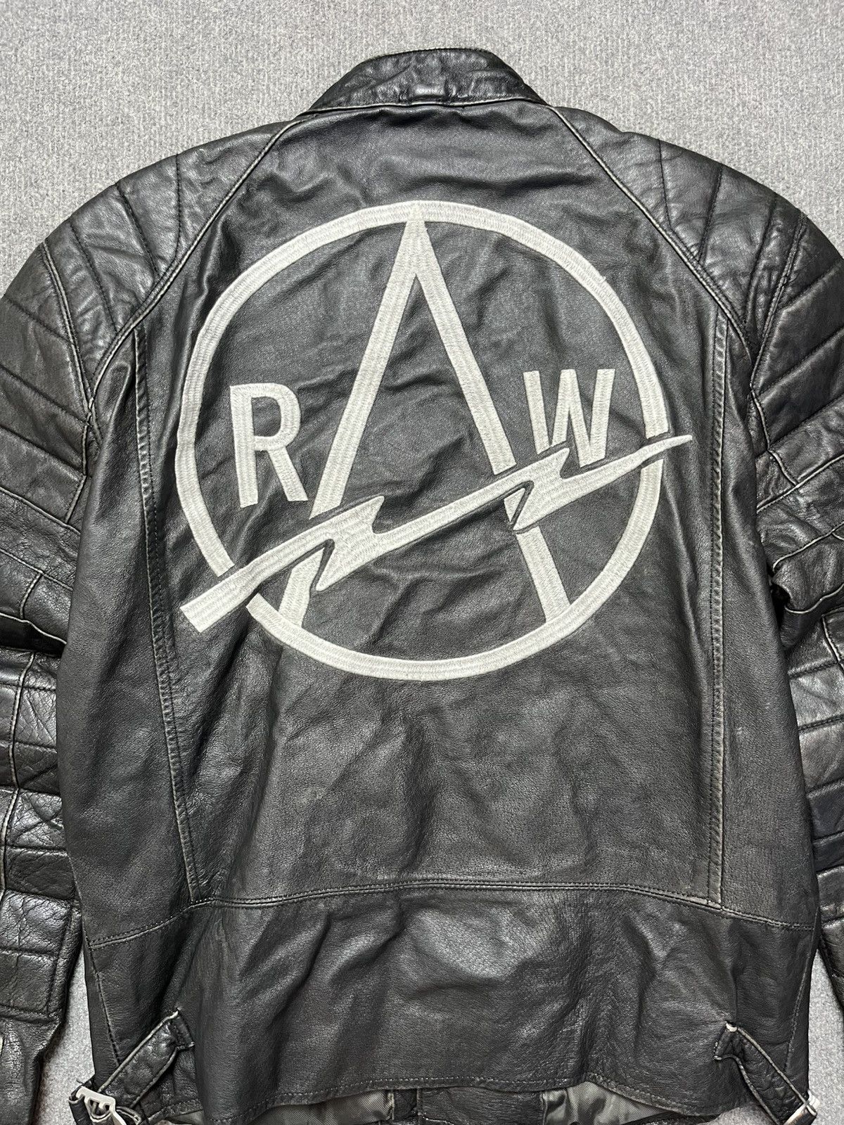 G-Star G-Star Raw biker leather jacket Size US M / EU 48-50 / 2 - 6 Thumbnail