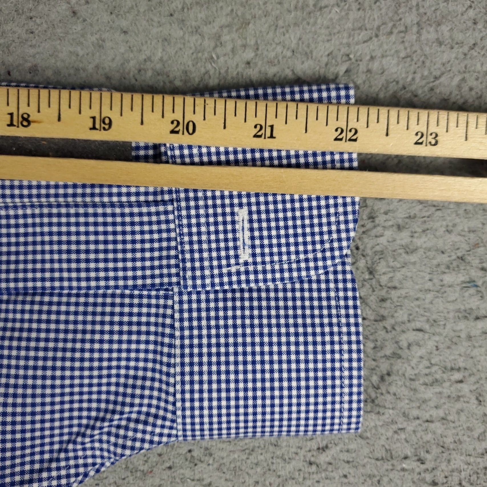 Brooks Brothers VINTAGE Brooks Brothers Dress Shirt Mens 16.5 Blue Classic Business Casual Formal Long Sleeve Size 42R - 6 Thumbnail