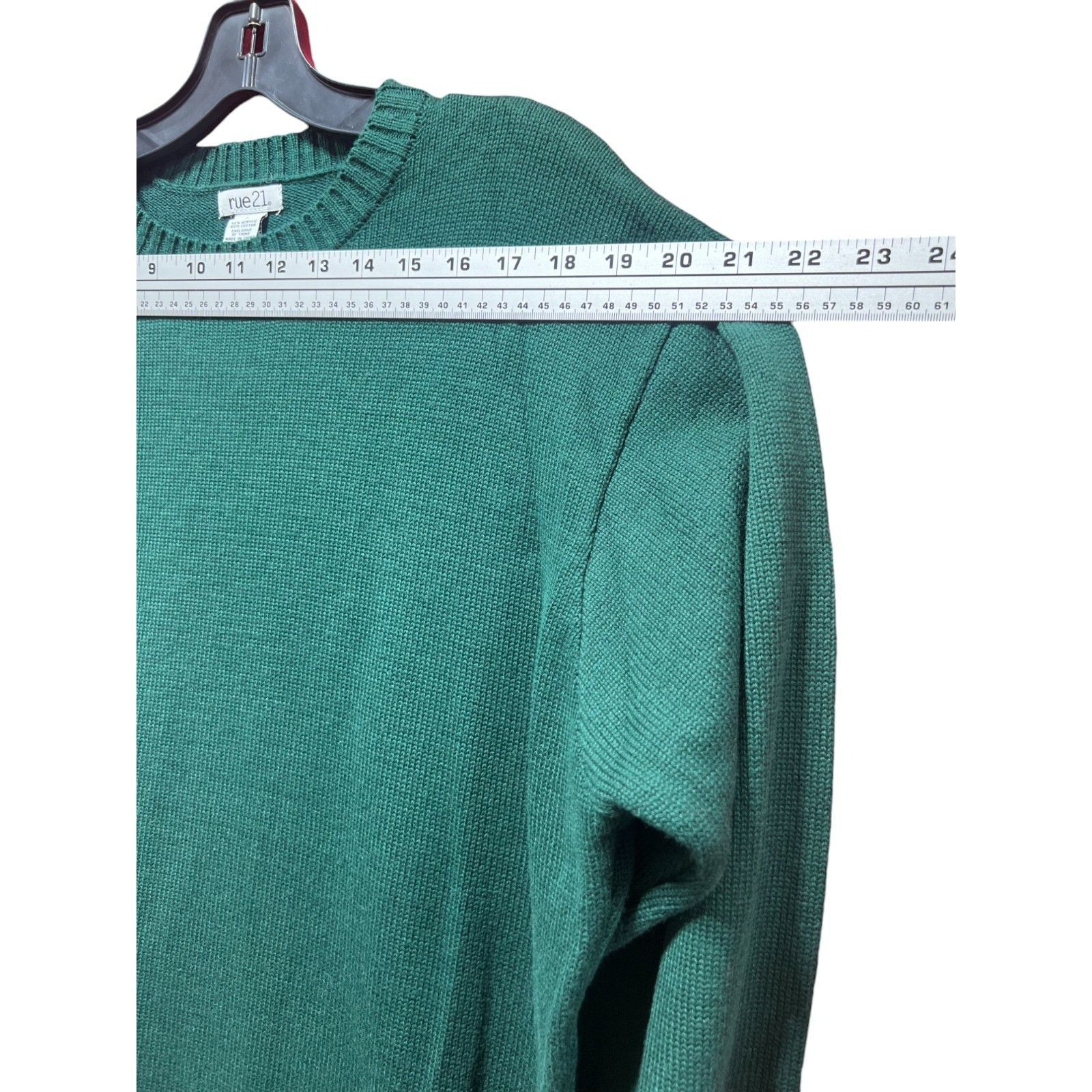 rue21 Rue 21 - Men's Casual Long Sleeve Sweater - Green - Small Size US S / EU 44-46 / 1 - 3 Thumbnail