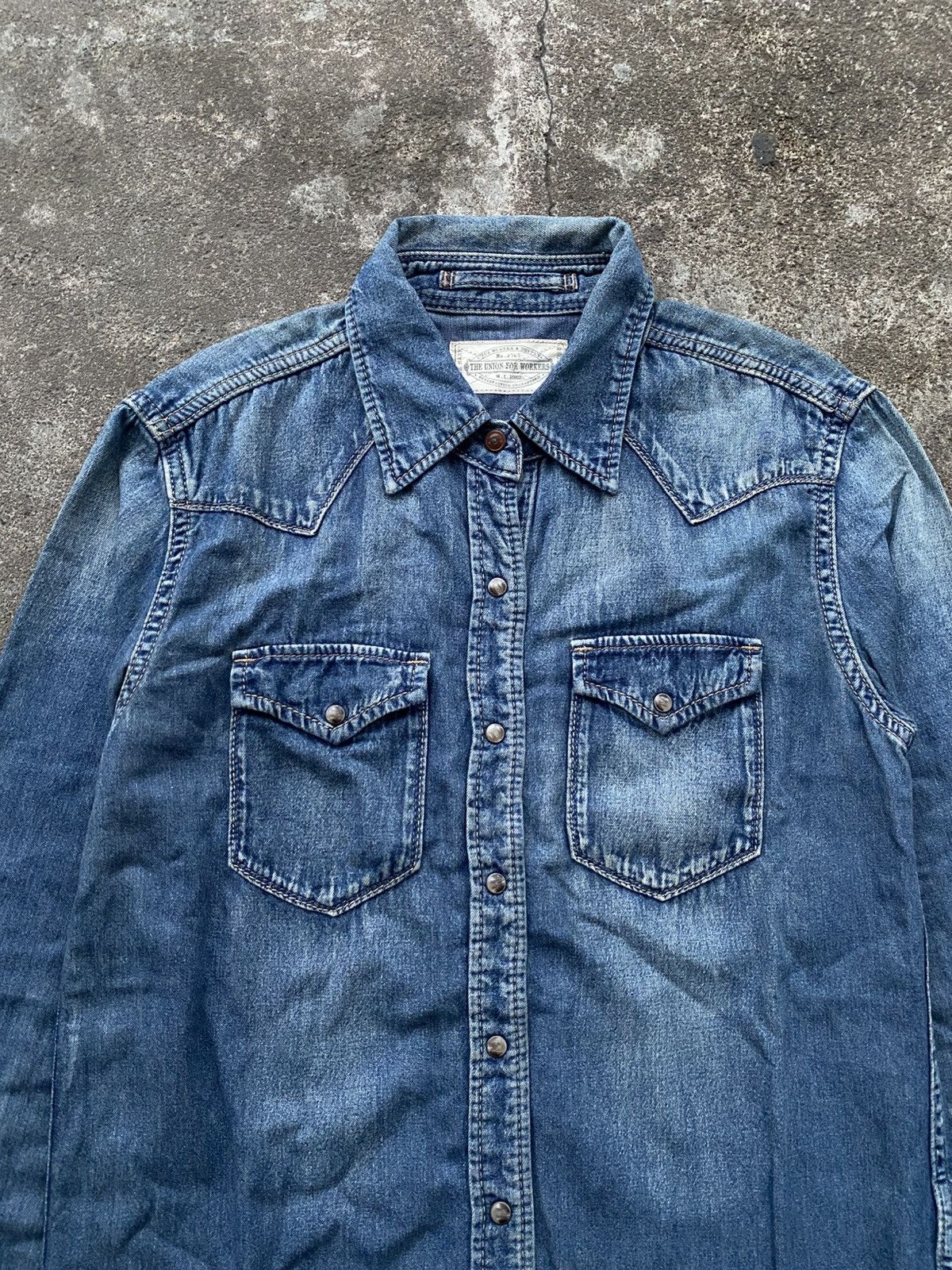 GOA G.O.A WORKER AND SUPPLY DENIM SHIRT Size US M / EU 48-50 / 2 - 4 Thumbnail