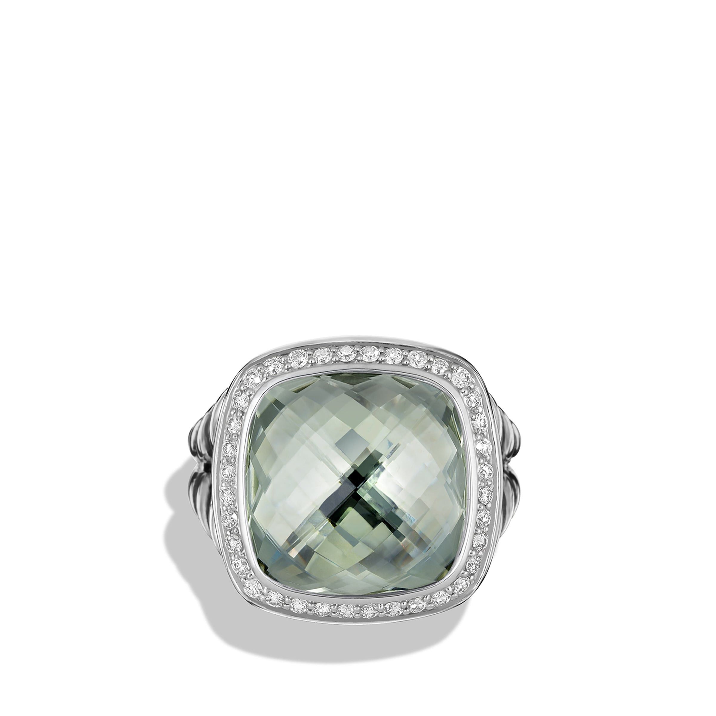 David Yurman o1w1db10525 R12454D Ring in Silver with Diamond Size ONE SIZE - 3 Thumbnail
